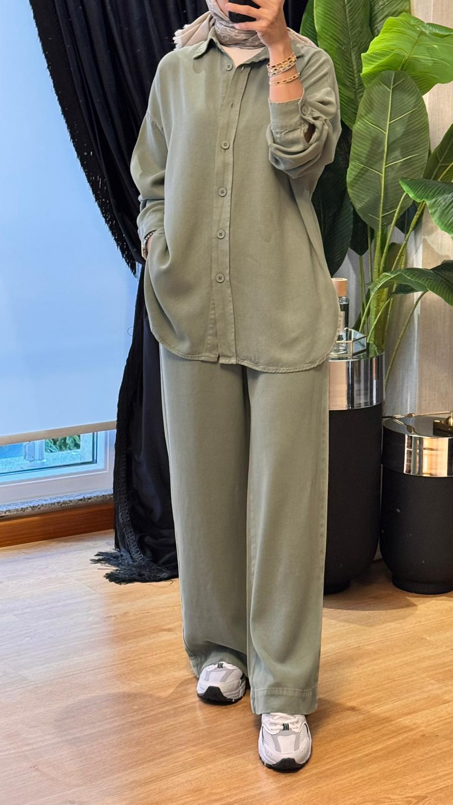 Casual Chick Takım - Mint Yeşili