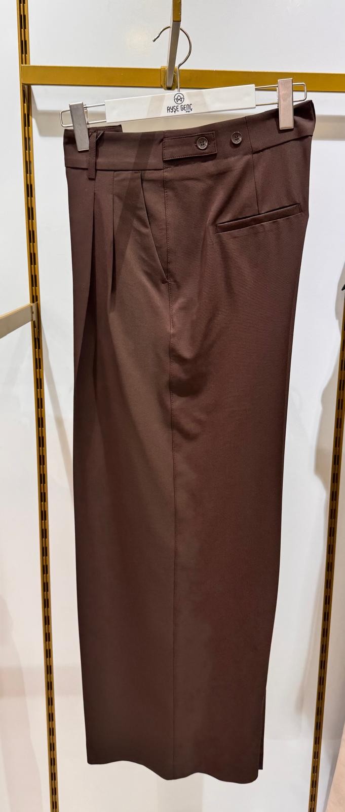 Premium kalite pantolon  - Kahverengi