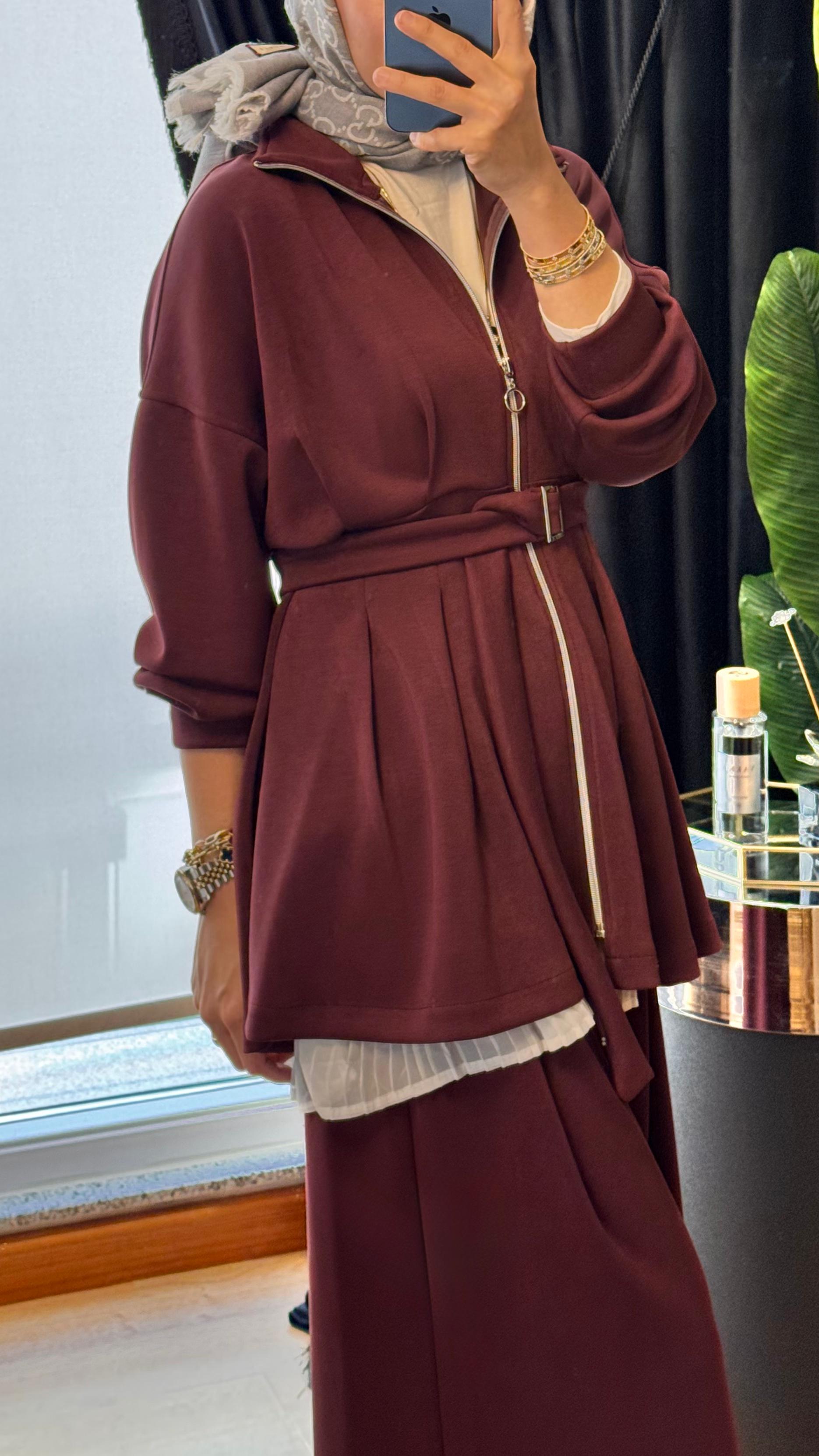 Minimal Cool Takım - Bordo