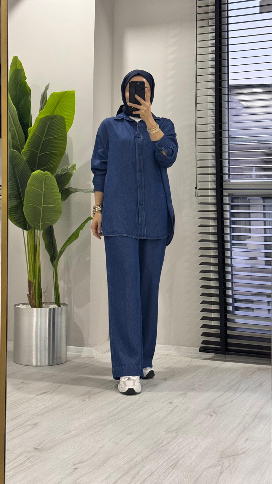 Casual tensel kot takım