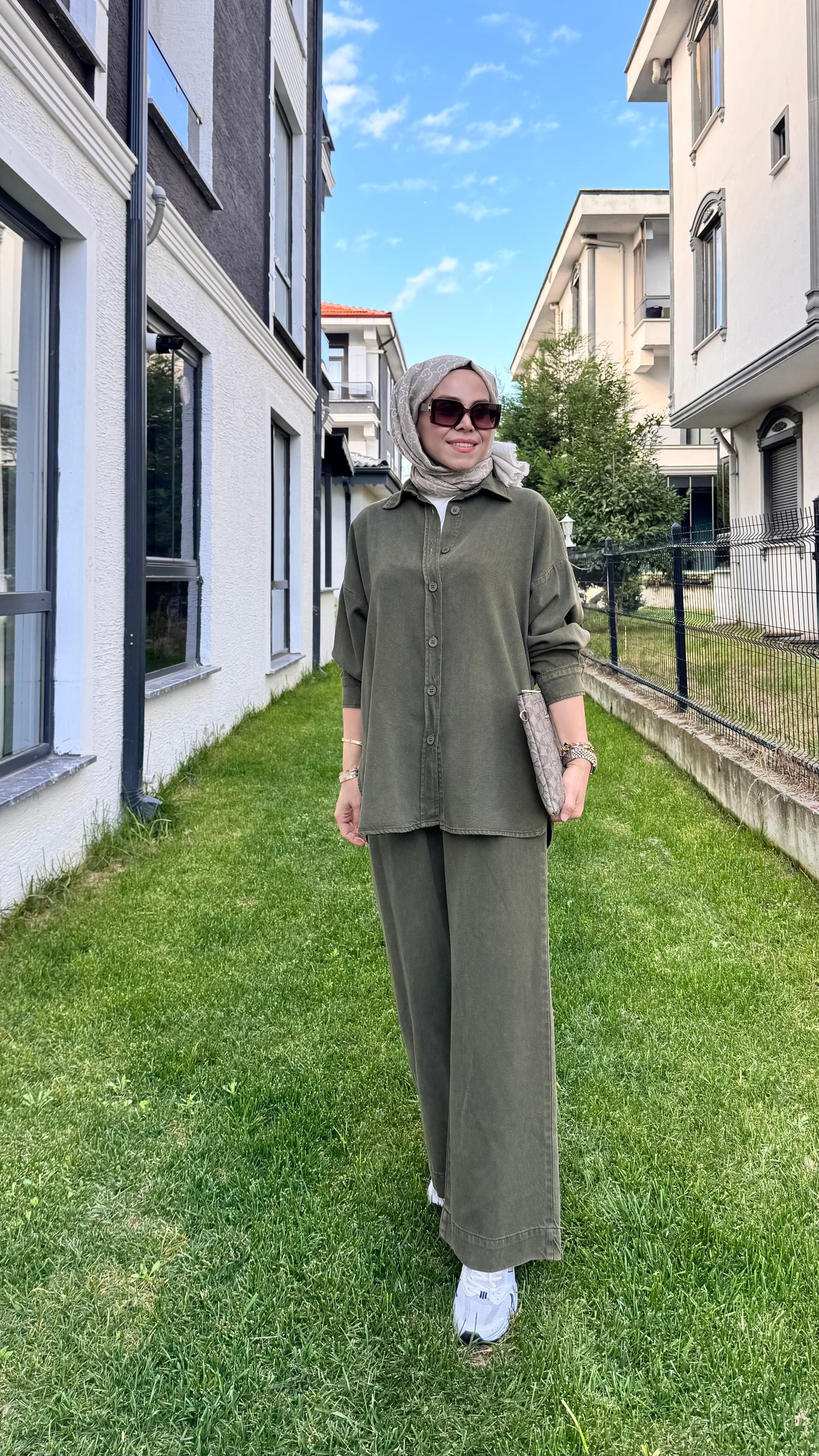 Casual Chick Takım - Haki