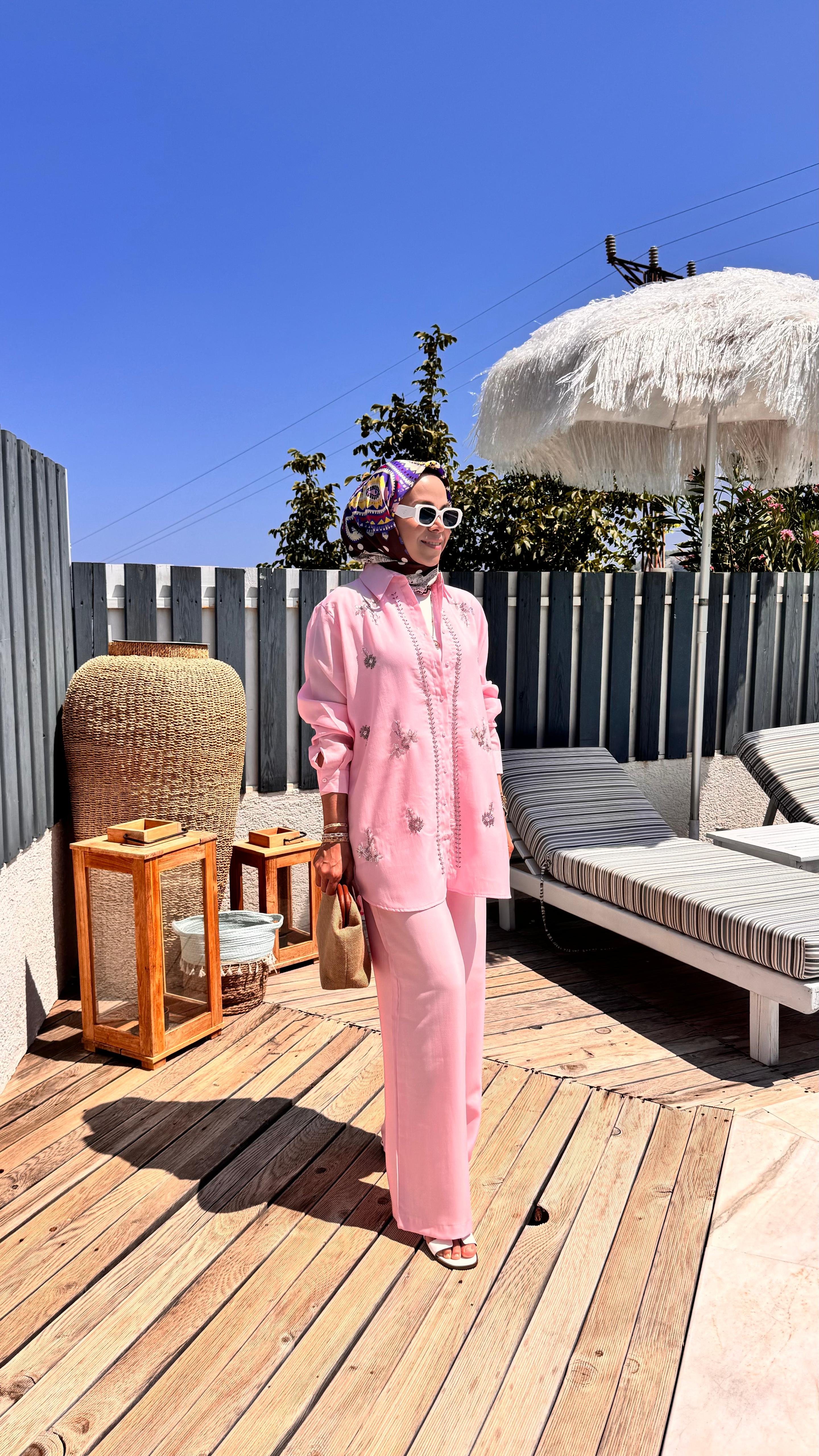 Liva Pantalon - Pembe