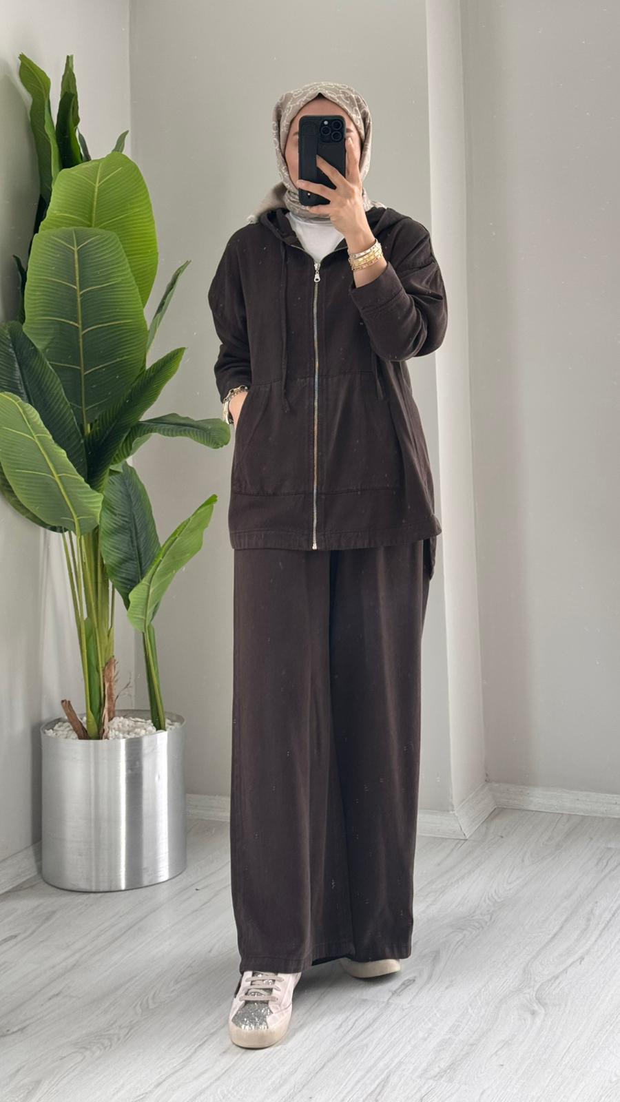 Tensel Kanguru Takım - Kahverengi