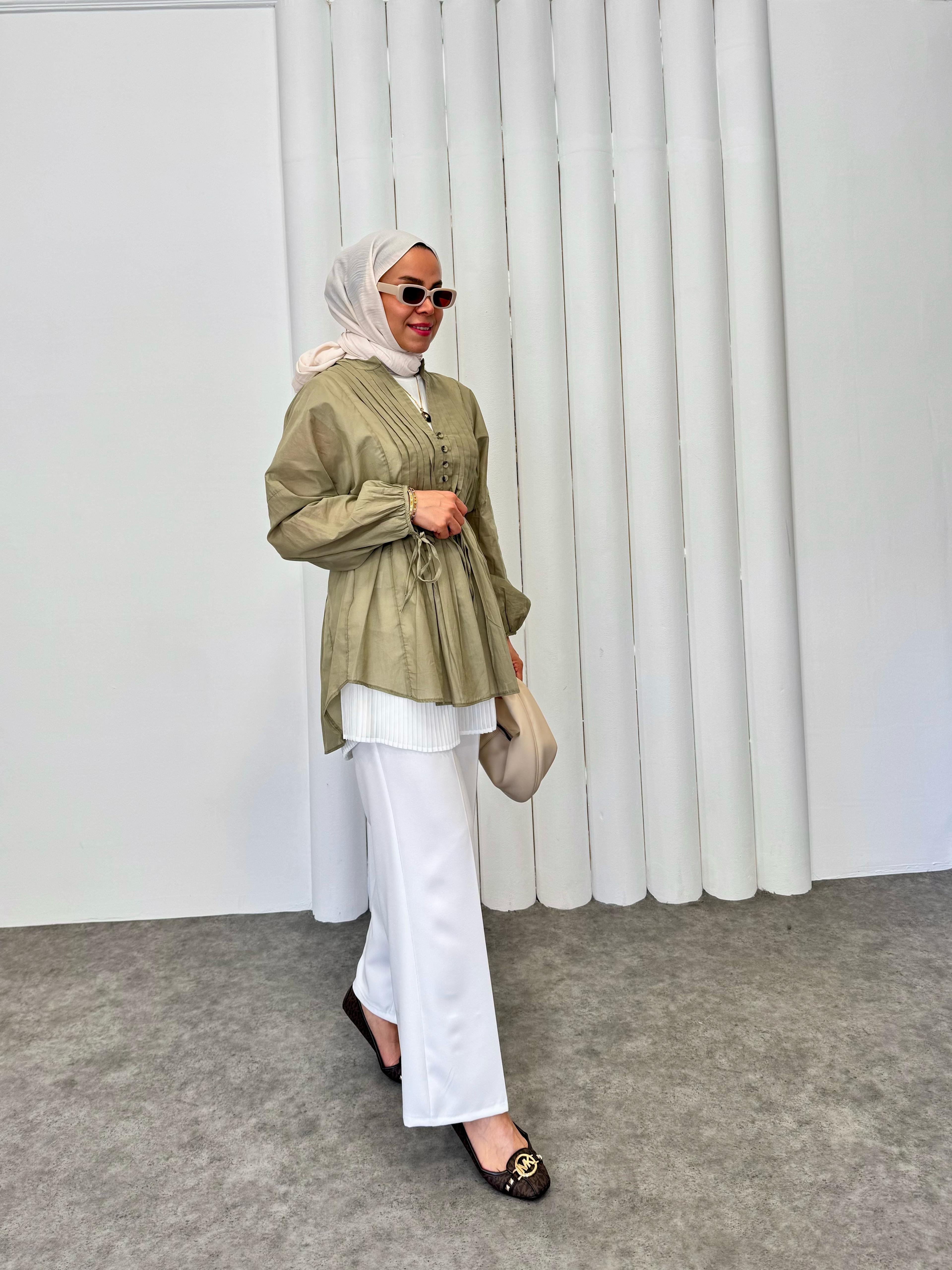 Perla Gömlek - Yeşil