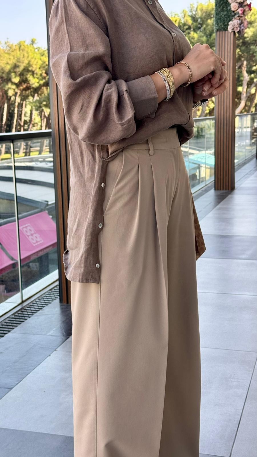 Premium kalite pantolon  - Vizon