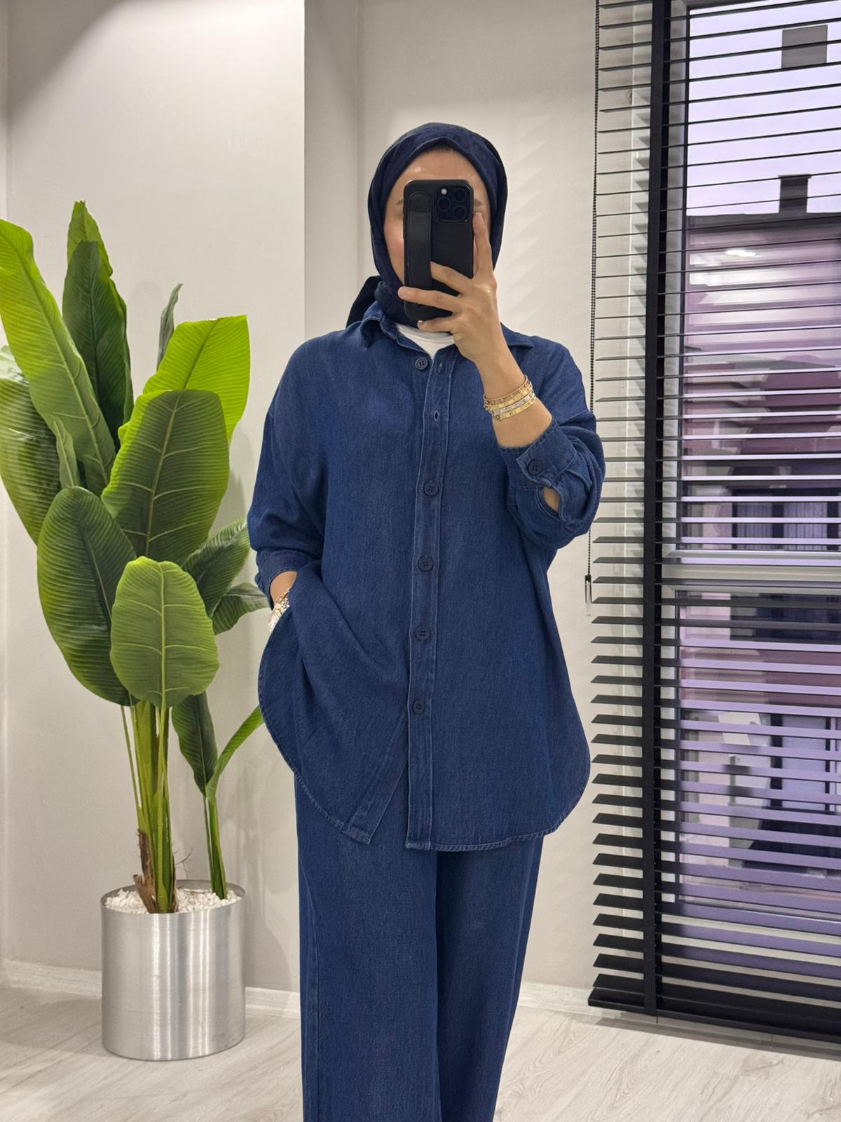 Casual tensel kot takım