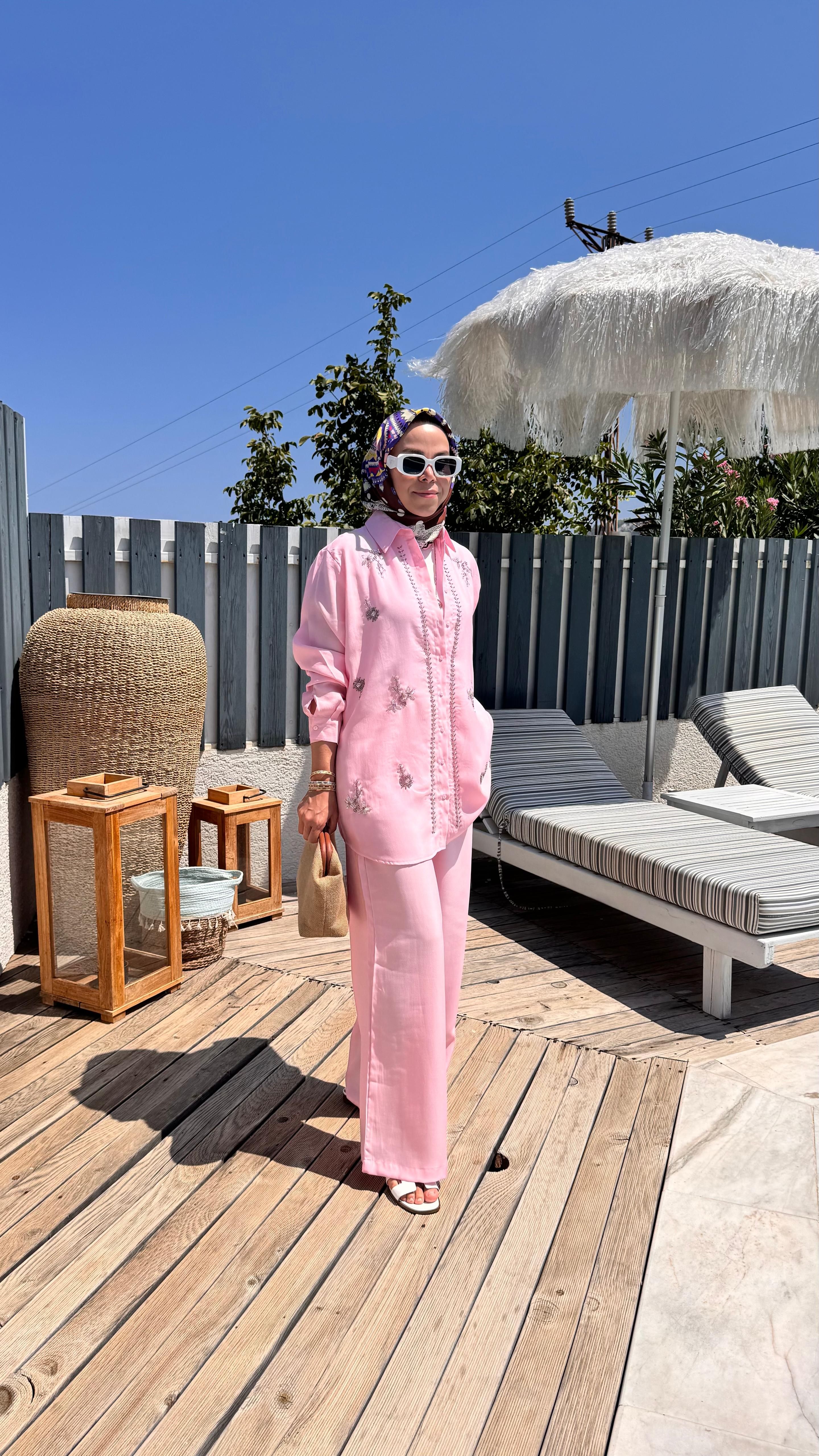 Liva Pantalon - Pembe
