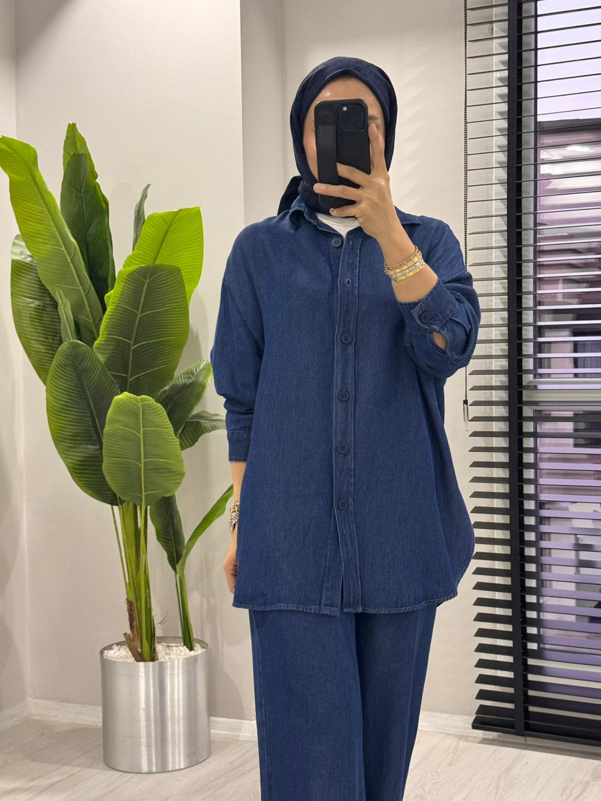 Casual tensel kot takım