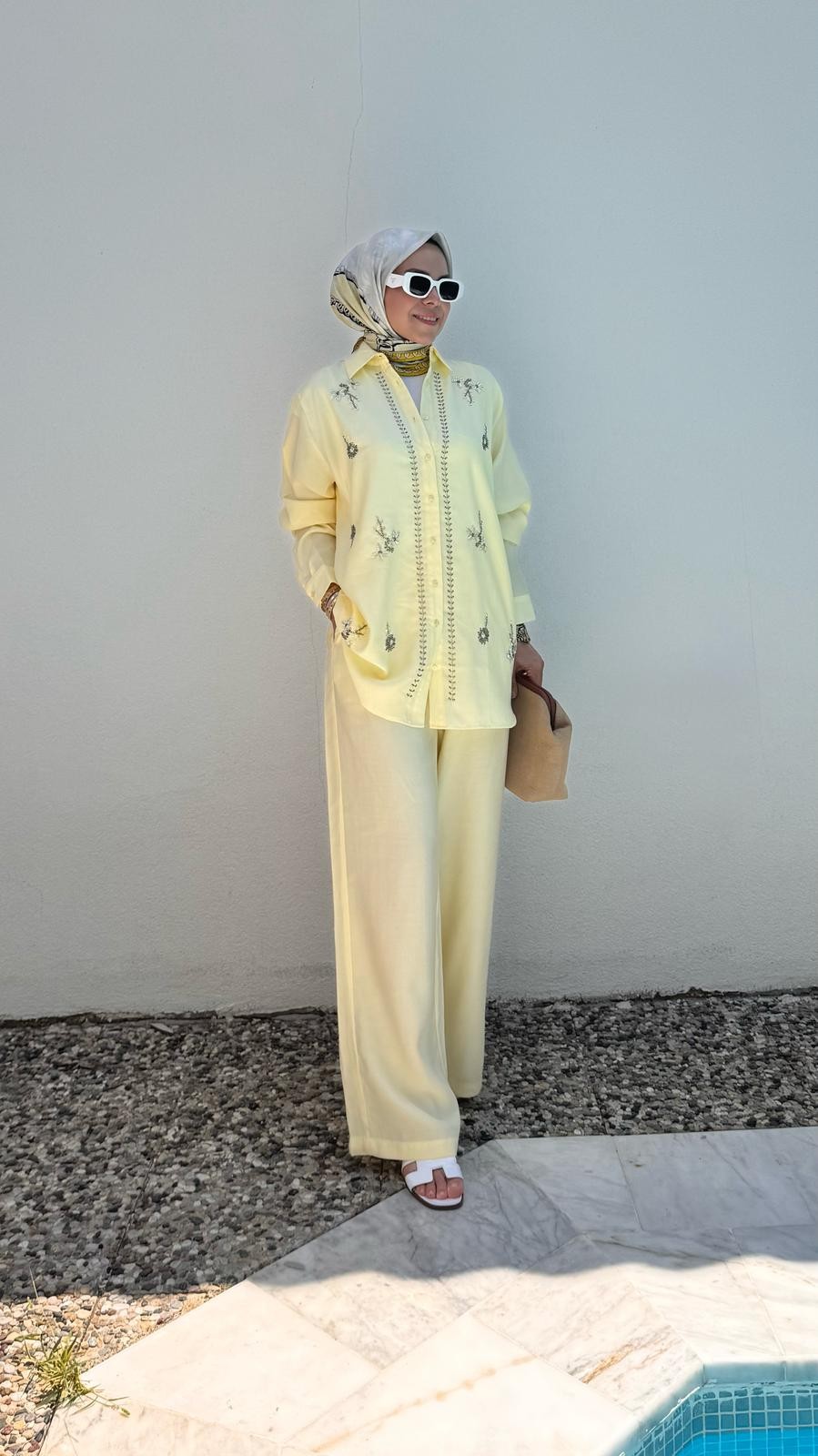 Liva Pantalon - Sarı