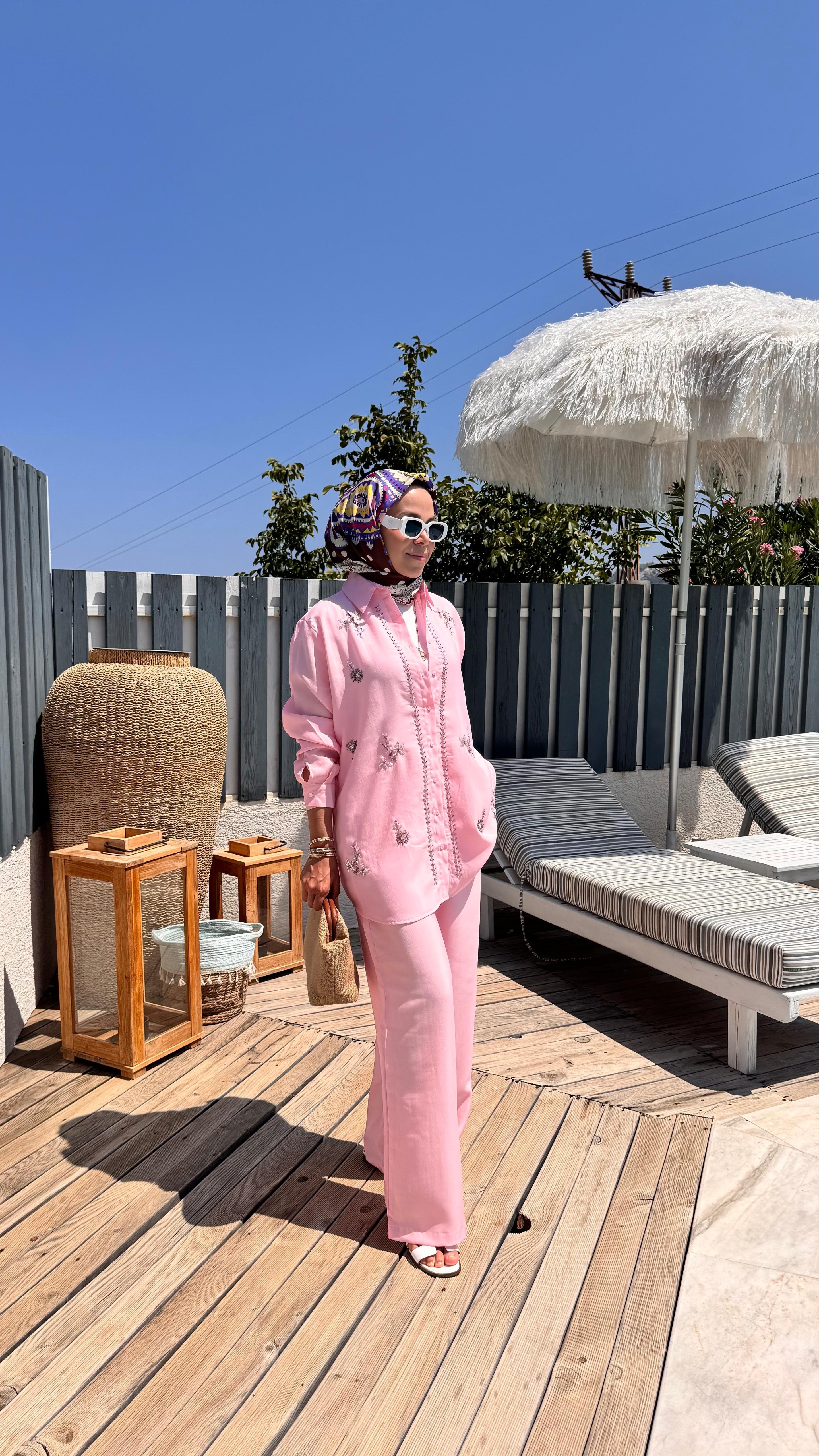 Liva Pantalon - Pembe