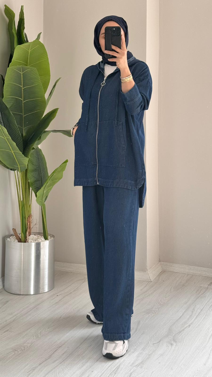 Tensel Kot Kanguru Takım - Lacivert