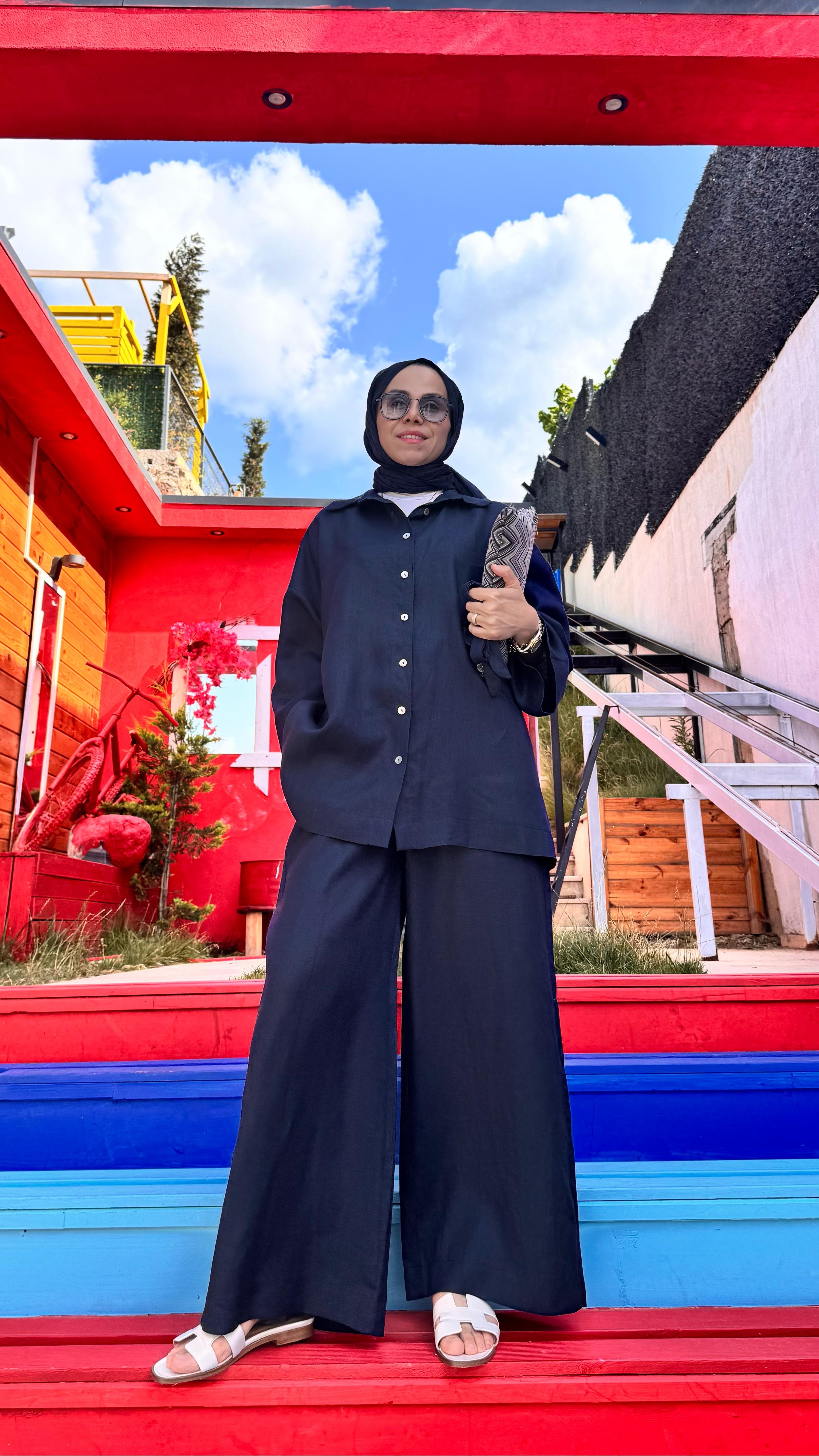 Keten Pantalon - Lacivert