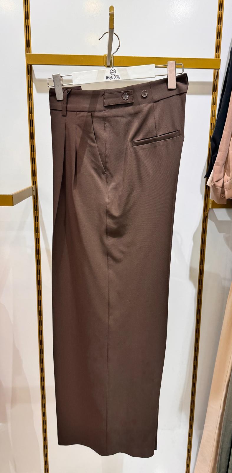 Premium kalite pantolon  - Kahverengi