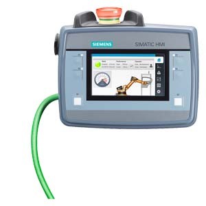 SIMATIC HMI KTP900 Mobile, 9.0" TFT display, 800x 480 pixel, 16 million colors. key and touch operation, 10 function keys, 1x P