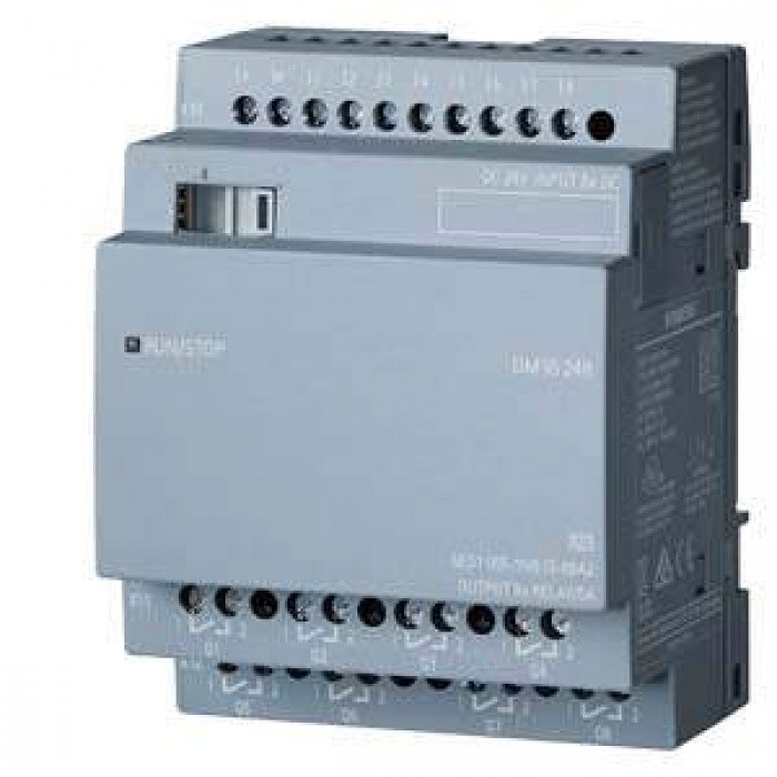 LOGO! DM16 24R, EXP. MODULE, PU/I/O: 24V DC/24V DC