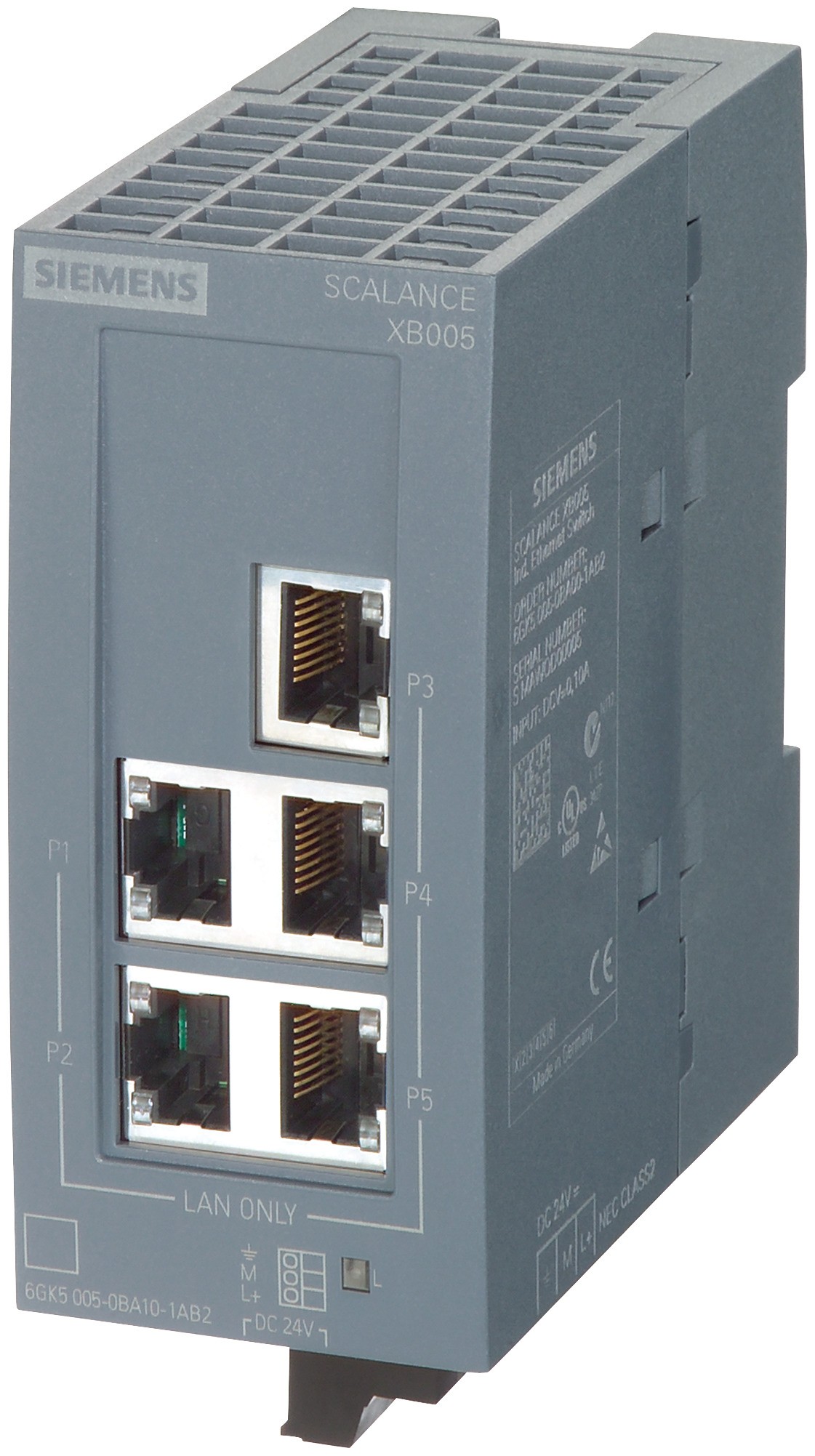 SCALANCE XB005 5XRJ45 PORT SWITCH