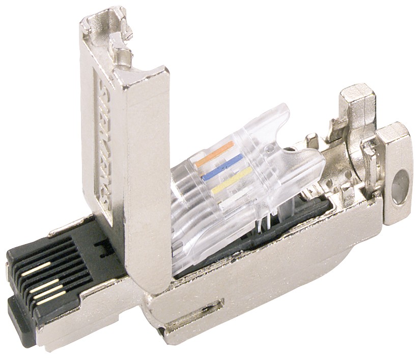 END.ETHERNET RJ45 KONNEKTÖR 2X2 180C ( 50 li paket )