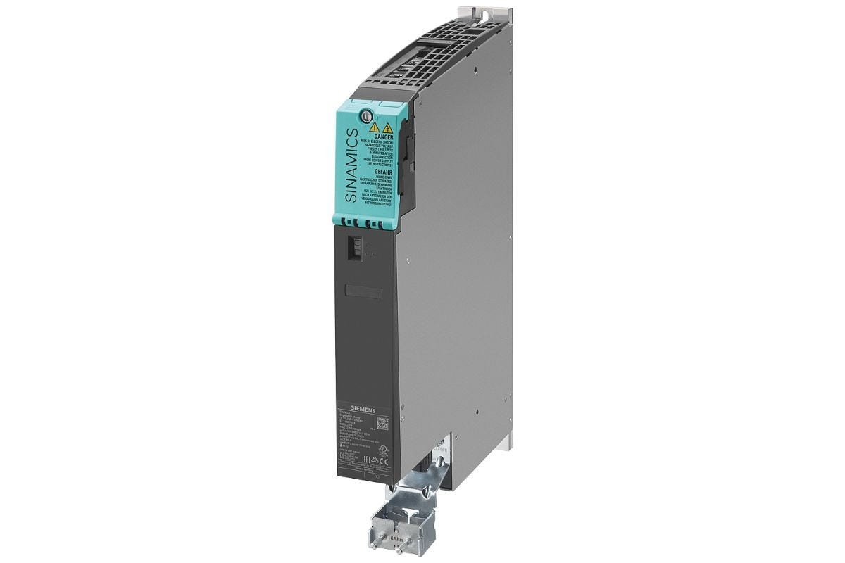 SINAMICS S120 SINGLE MOTOR MODULE INPUT: DC 600V OUTPUT: 3-PH 400V, 5A FRAME SIZE: BOOKSIZE D-TYPE INTERNAL AIR COOLING OPTIMIZE