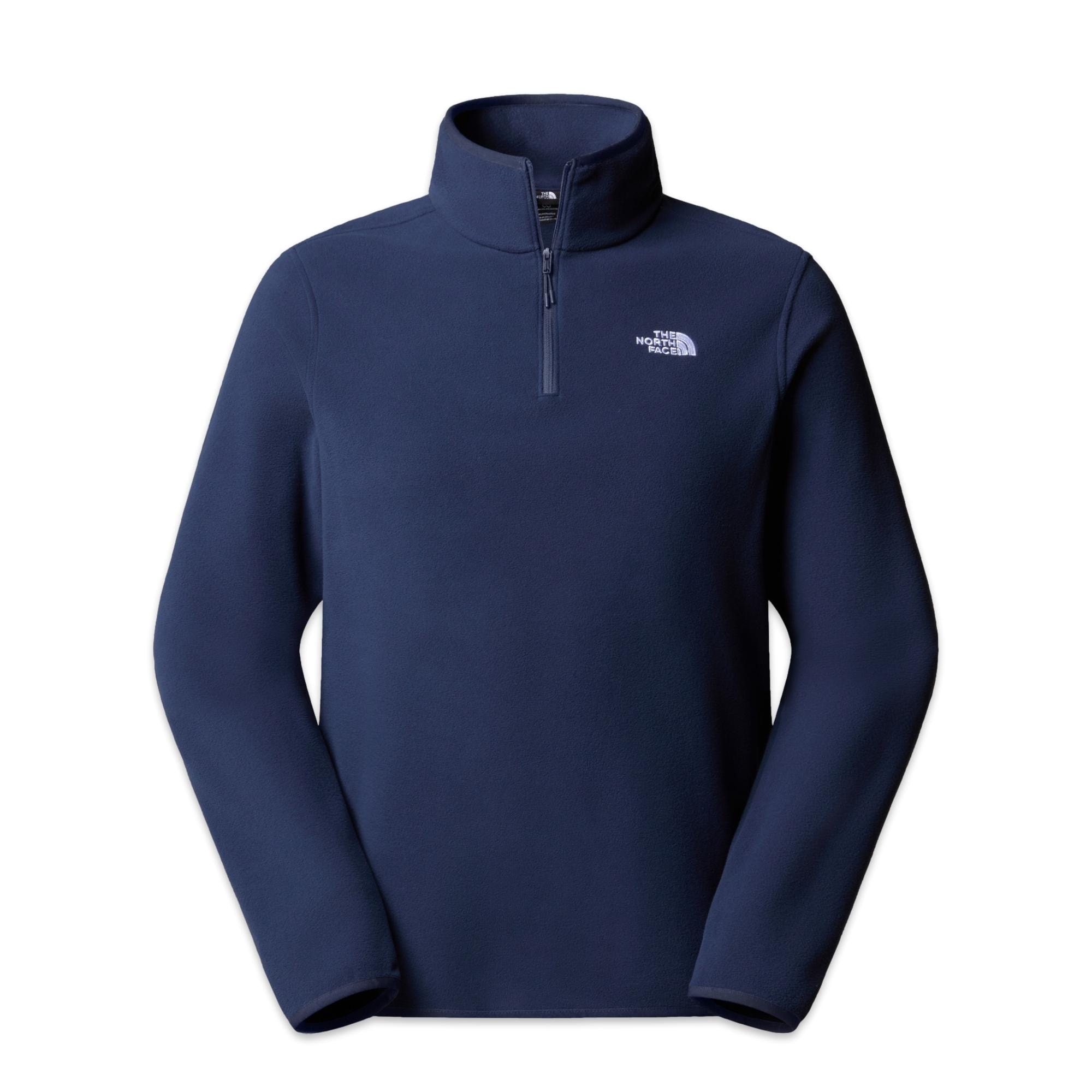 The North Face Nf0A8D0Q M Glacier Fleece 1/4 Zip Jacket Erkek Outdoor