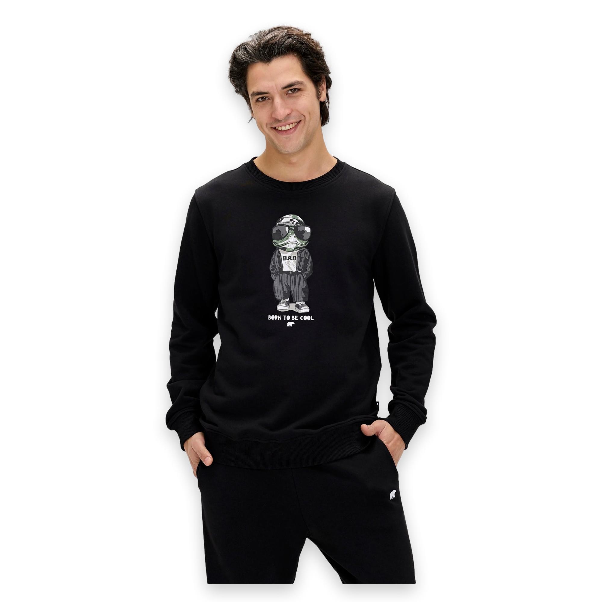 Bad Bear 24.02.12.019 Gator Crewneck Sweat Erkek Sweatshirt