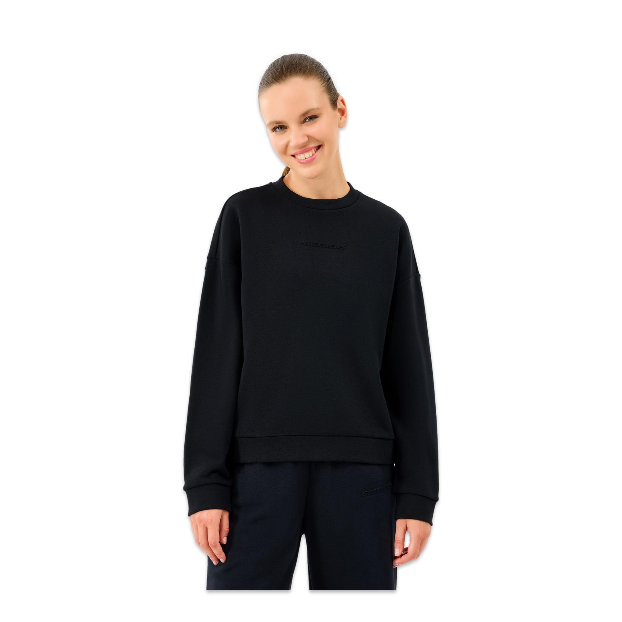 Skechers S2610011 W Essential Crewneck Sweat Kadın Sweatshirt