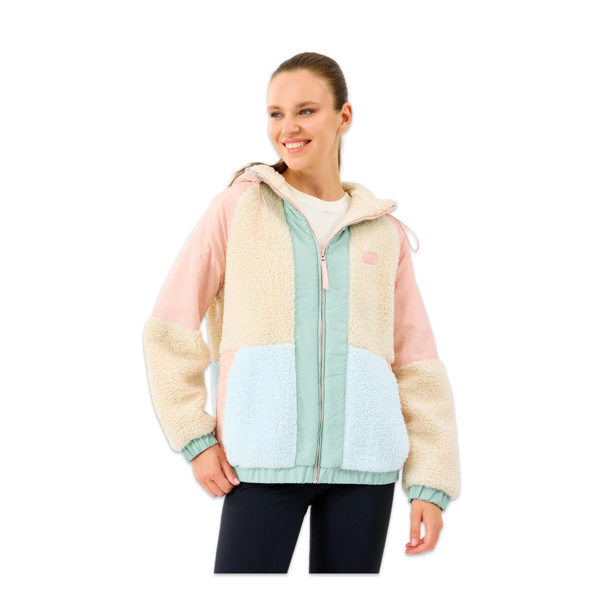 Skechers S232311 W Outdoor Fleece Full Zip Sherpa Kadın Ceket