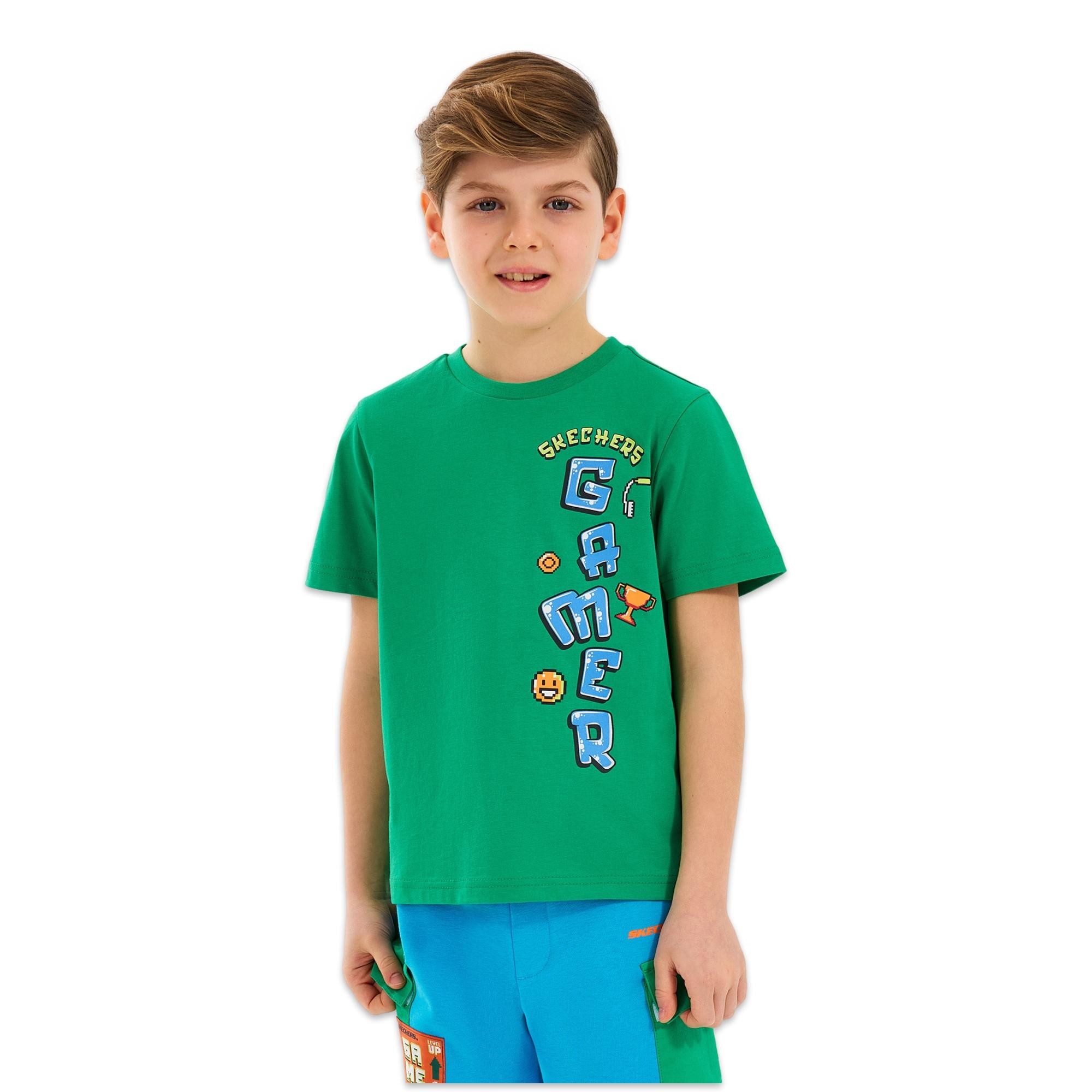 Skechers Sk2510028 B Graphic Tee Erkek Çocuk T-Shirt