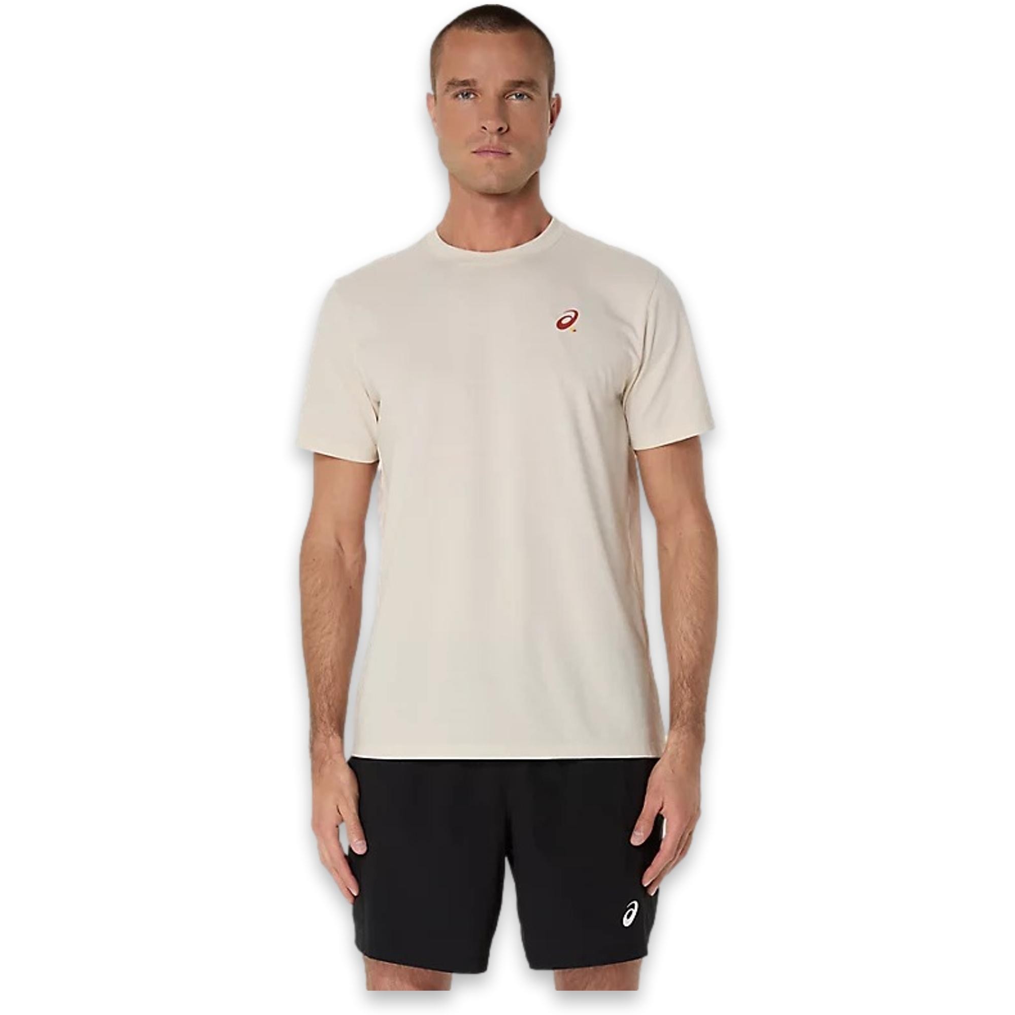 Asics 2041A348 Court Graphic Ss Top Erkek T-Shirt