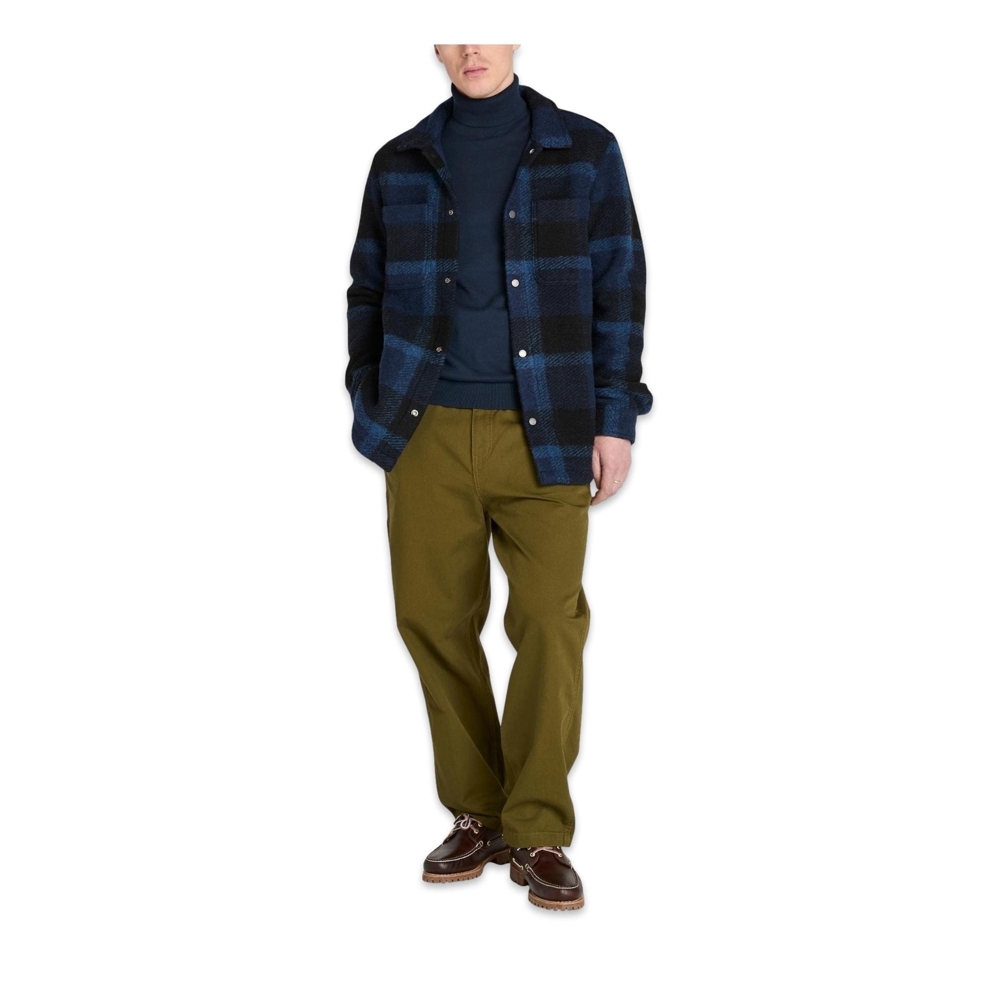 Timberland Tb0A44Hb Wool Blend Shacket Jacket Erkek Gömlek