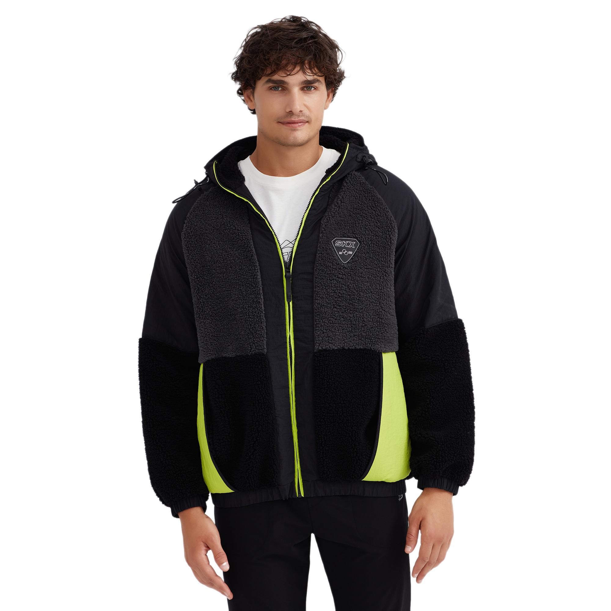 Skechers S232310 Outdoor Full Zip Sherpa Erkek Ceket