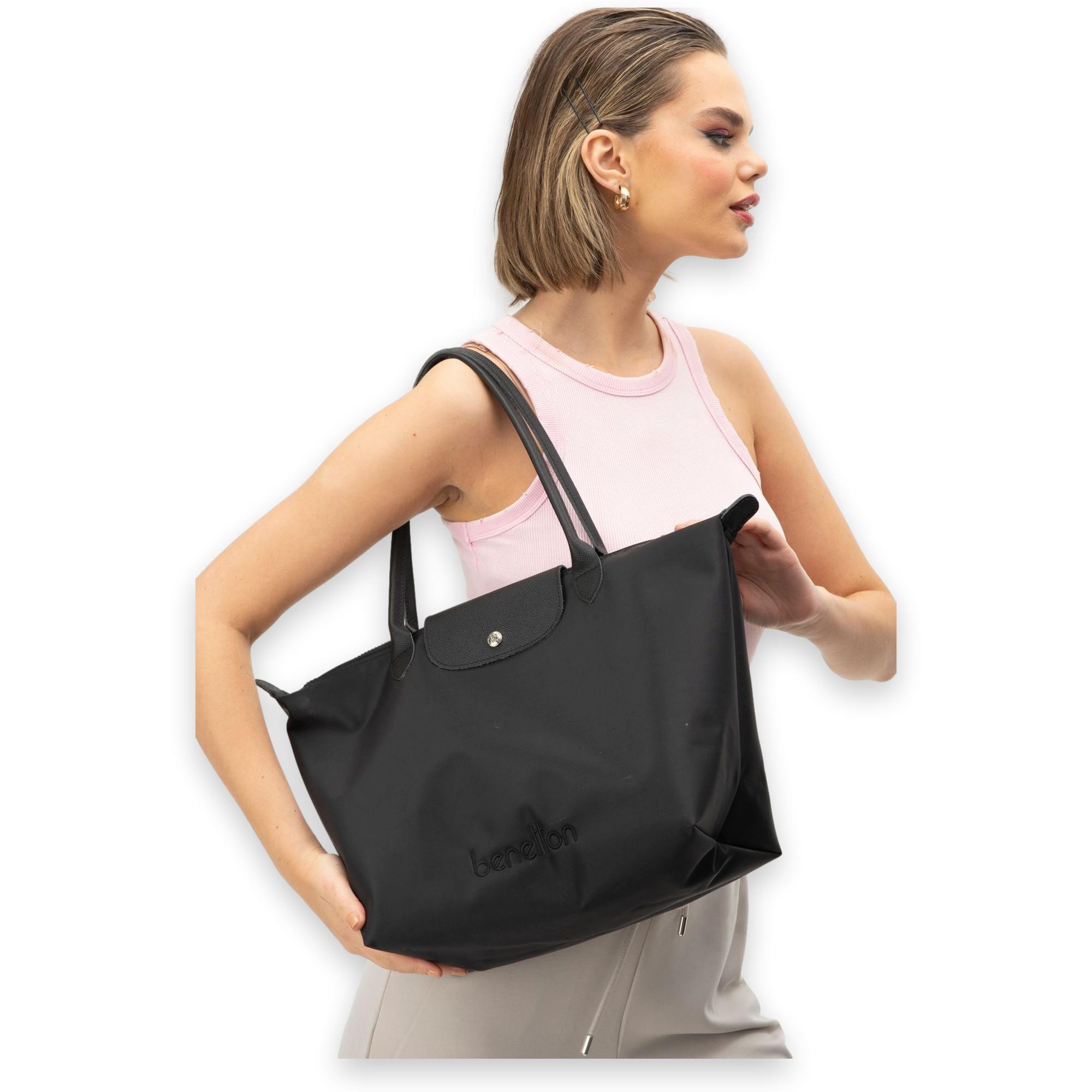 Benetton Bnt_1355 33X30X18 Omuz Kadın Çanta