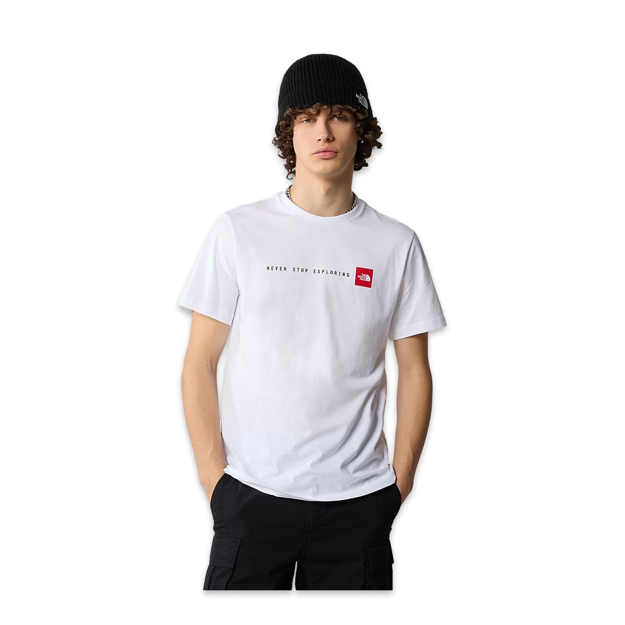 The North Face Nf0A87Ns M Ss Never Stop Exploring Tee Erkek T-Shirt