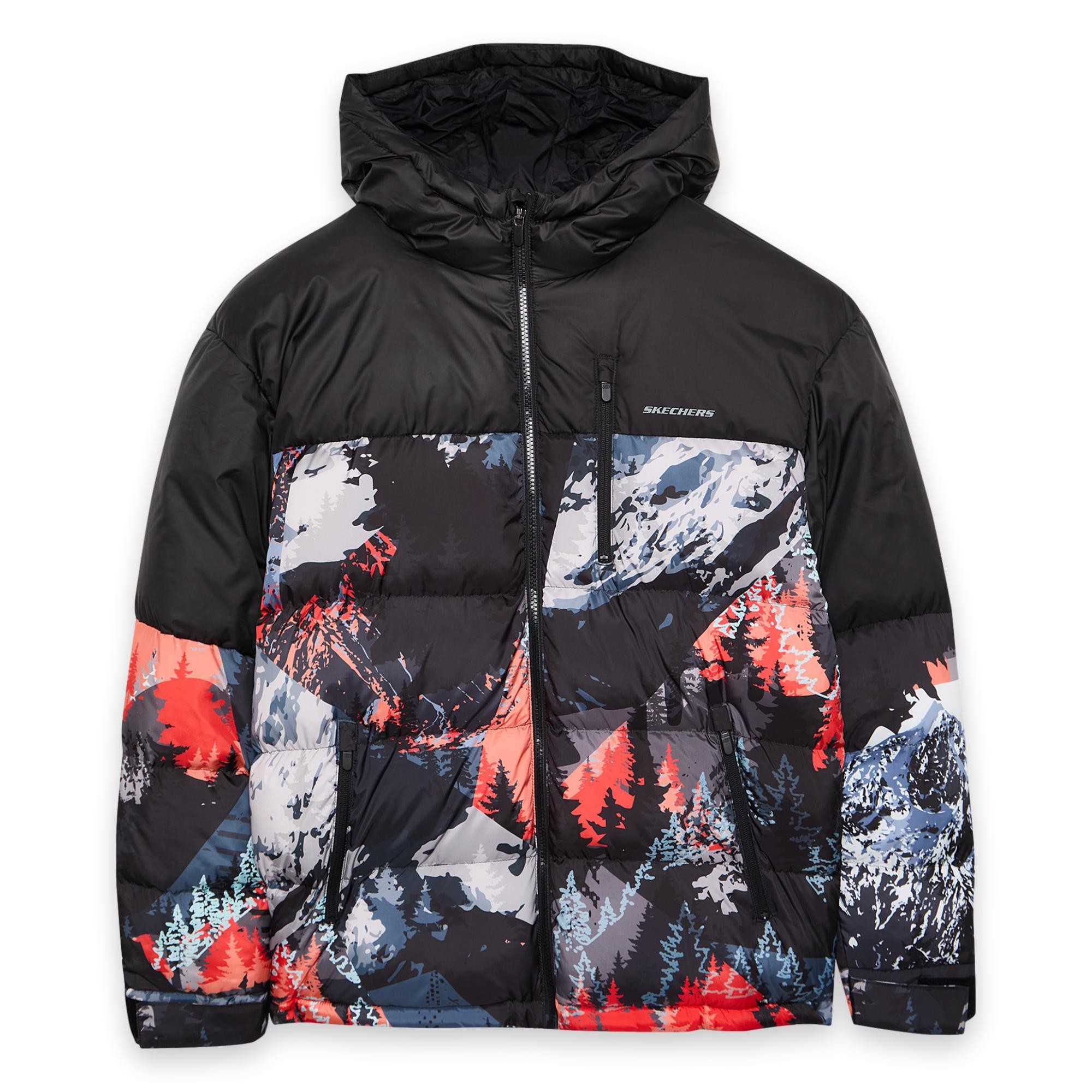 Skechers S242234 M Outerwear Puffer Jacket Erkek Mont