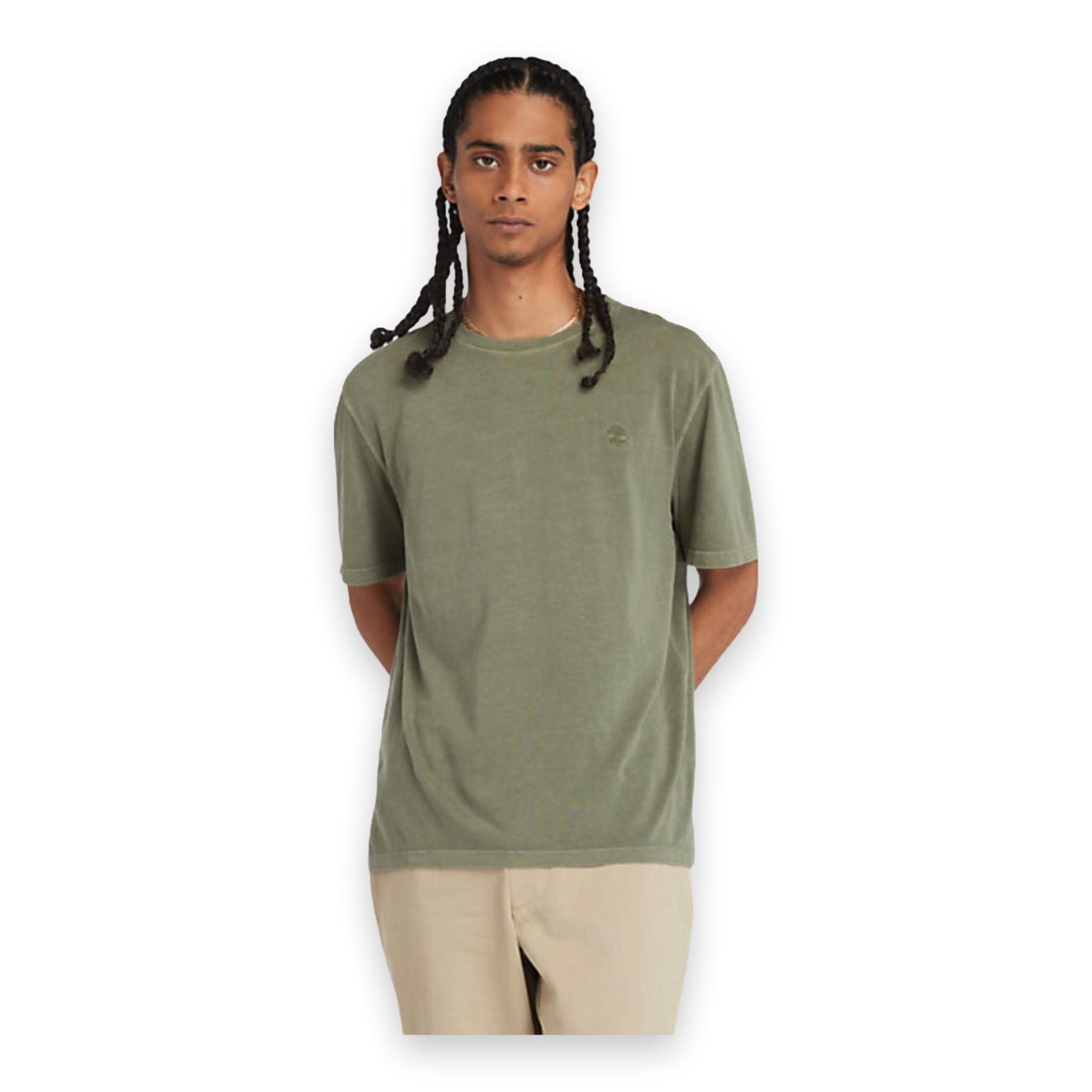 Timberland Tb0A5Yay Garment Dye Sleeve Erkek T-Shirt