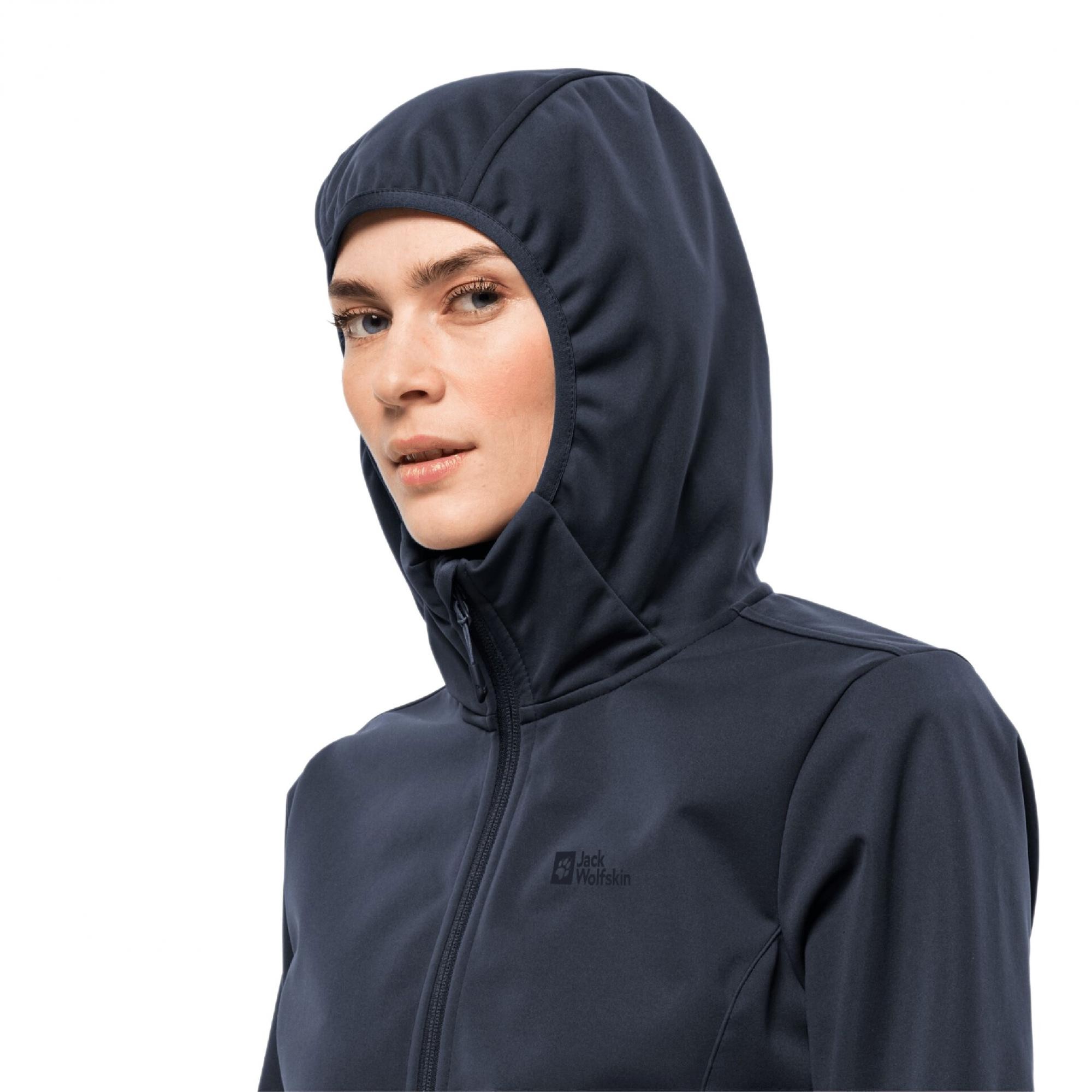 Jack Wolfskin 1307481 Windhain Hoody W Kadın Mont