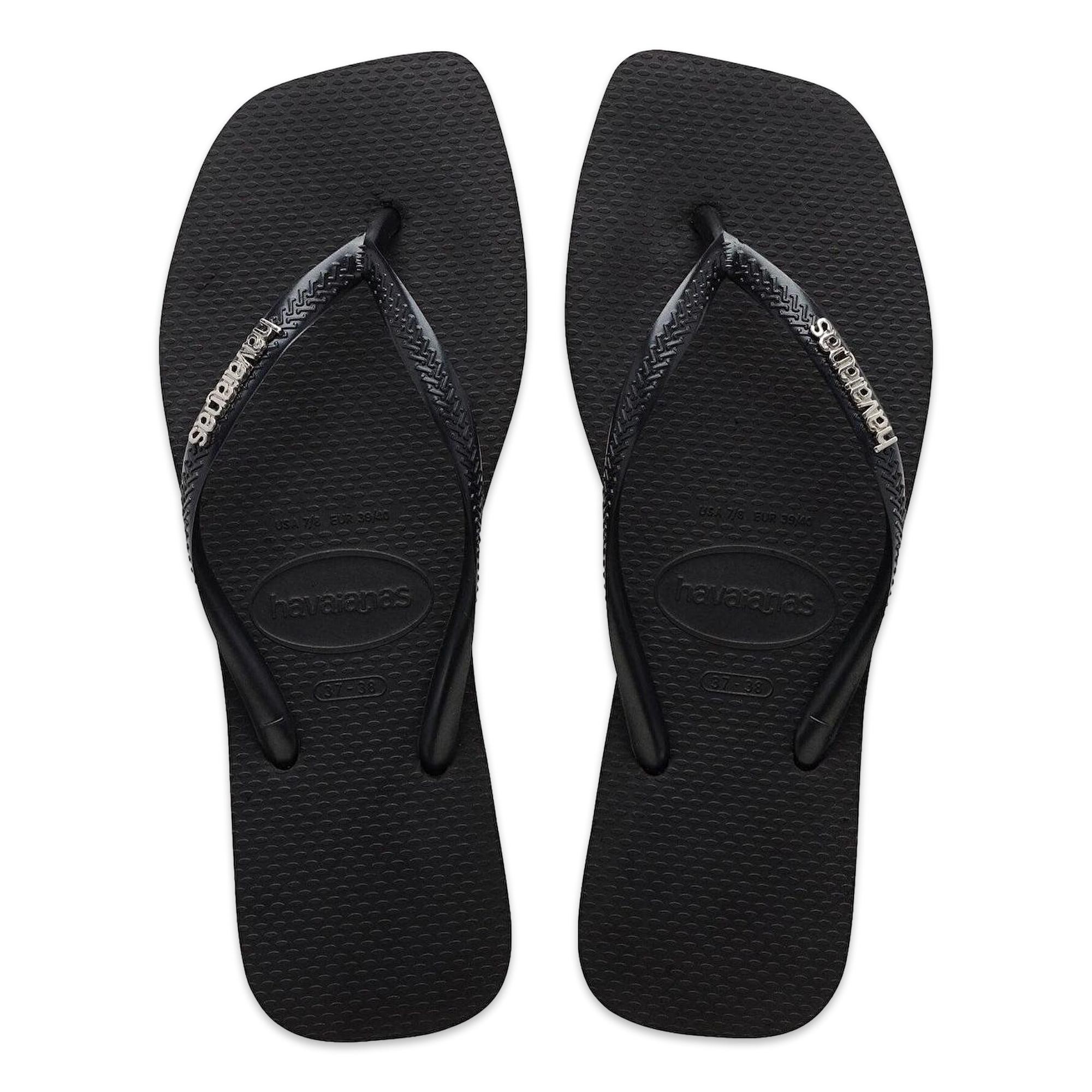 Havaianas 4148257 Square Logo Metallic Parmak Arası Kadın Terlik