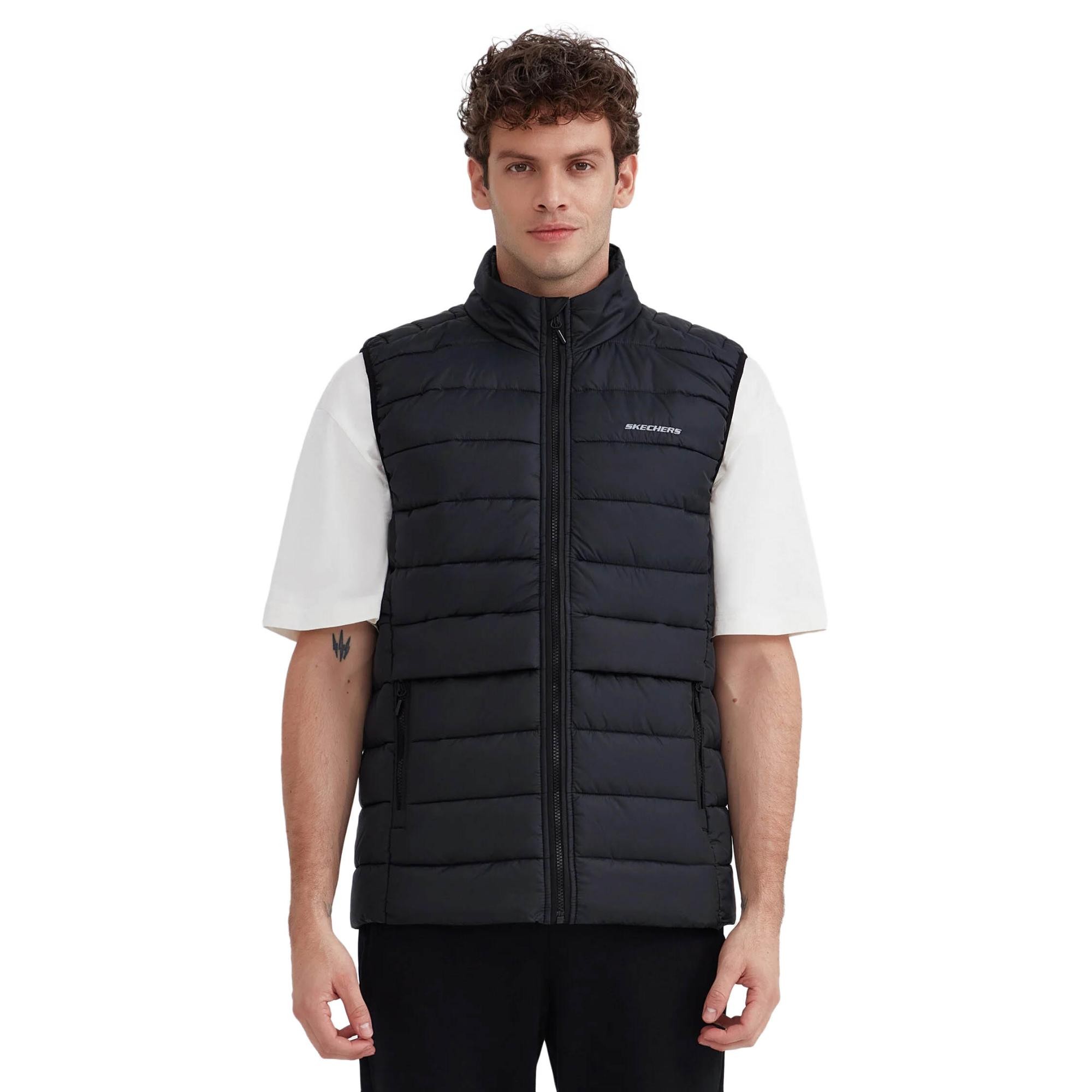 Skechers S231241 M Outerwear Padded Vest Erkek Yelek