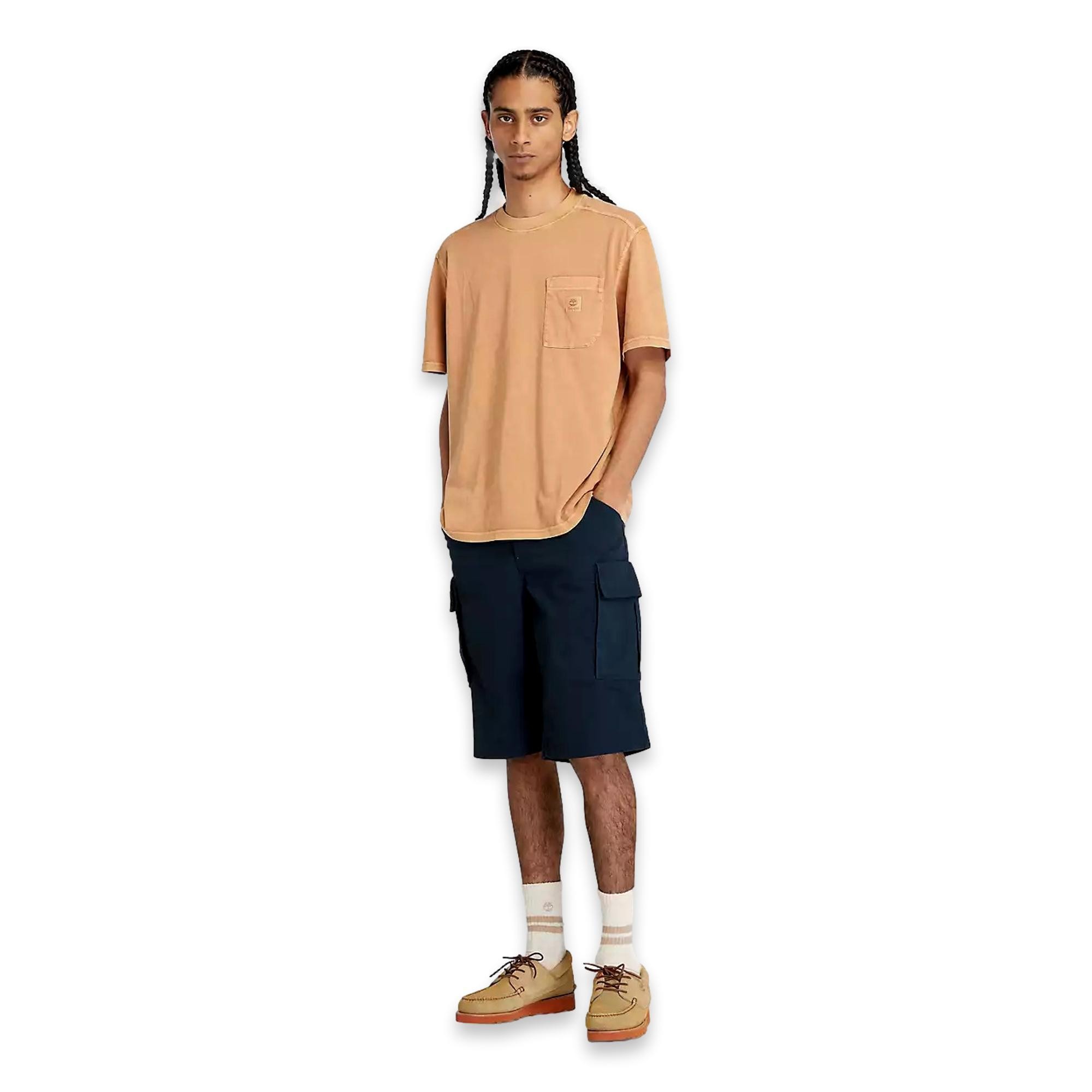 Timberland Tb0A5Vdh Garment Dye ChestTee Erkek T-Shirt