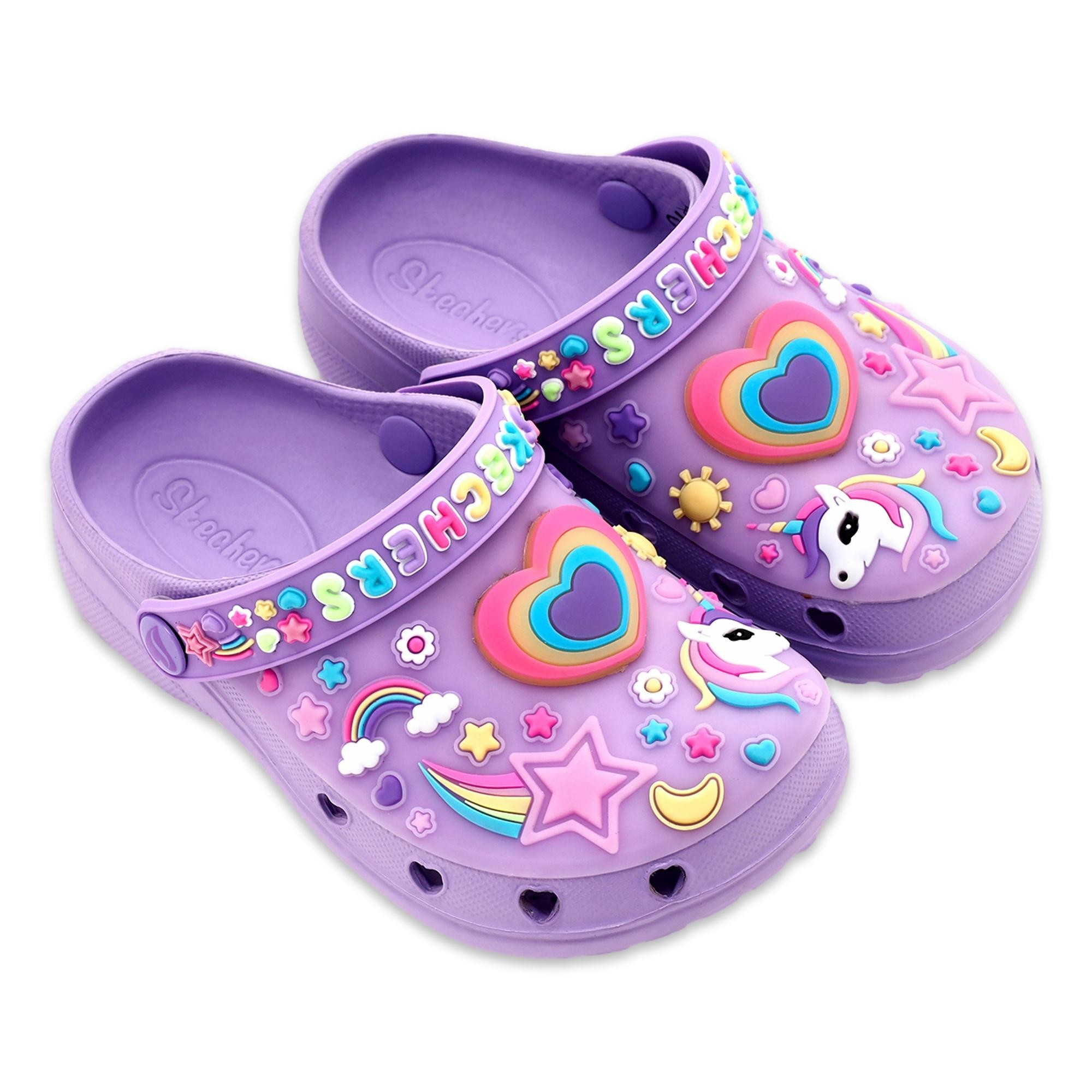 Skechers 308406N S Lights Heart Charmer Girly Land Kız Çocuk Terlik
