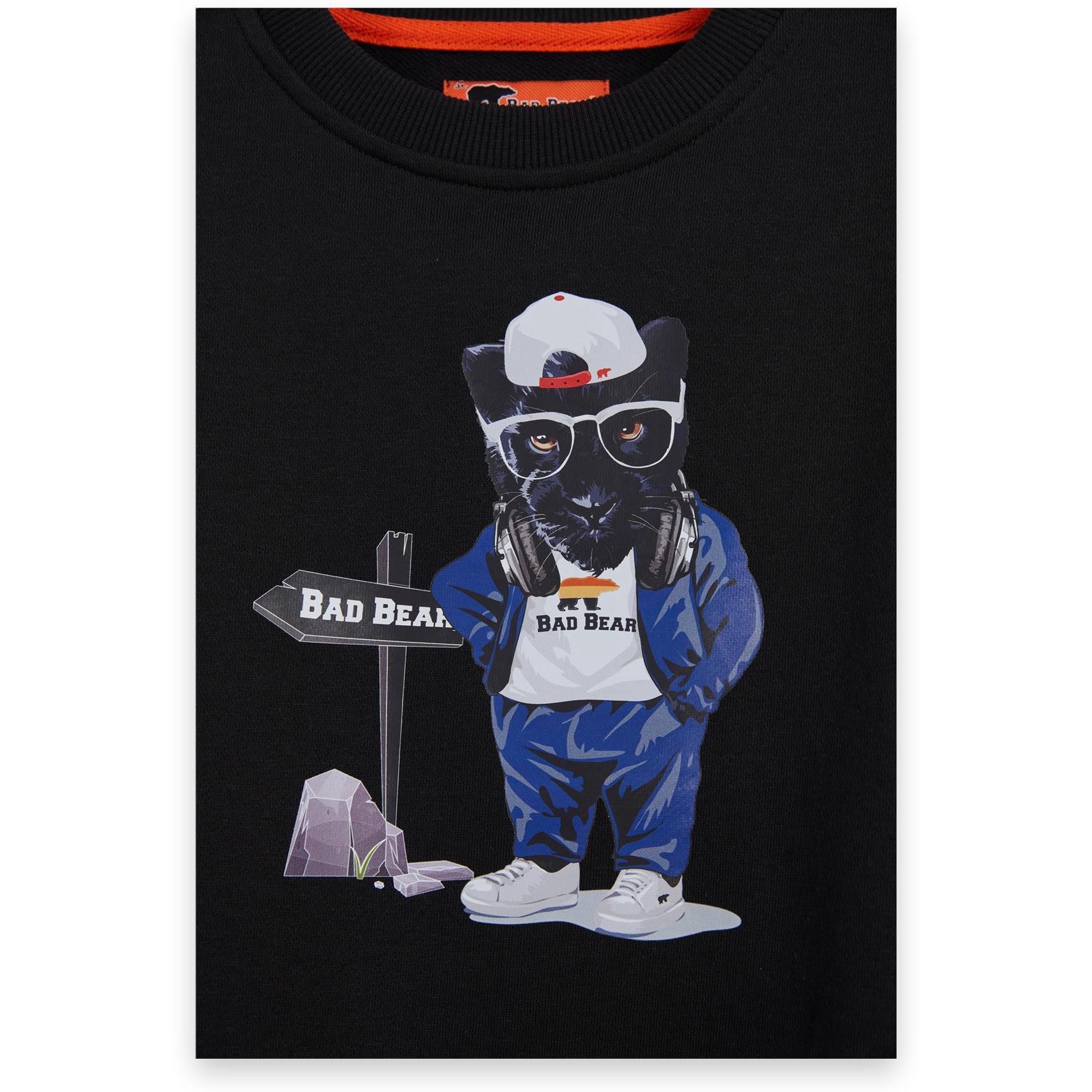 Bad Bear 24.06.12.006 Panther Crewneck Jr Sweat Çocuk Sweatshirt