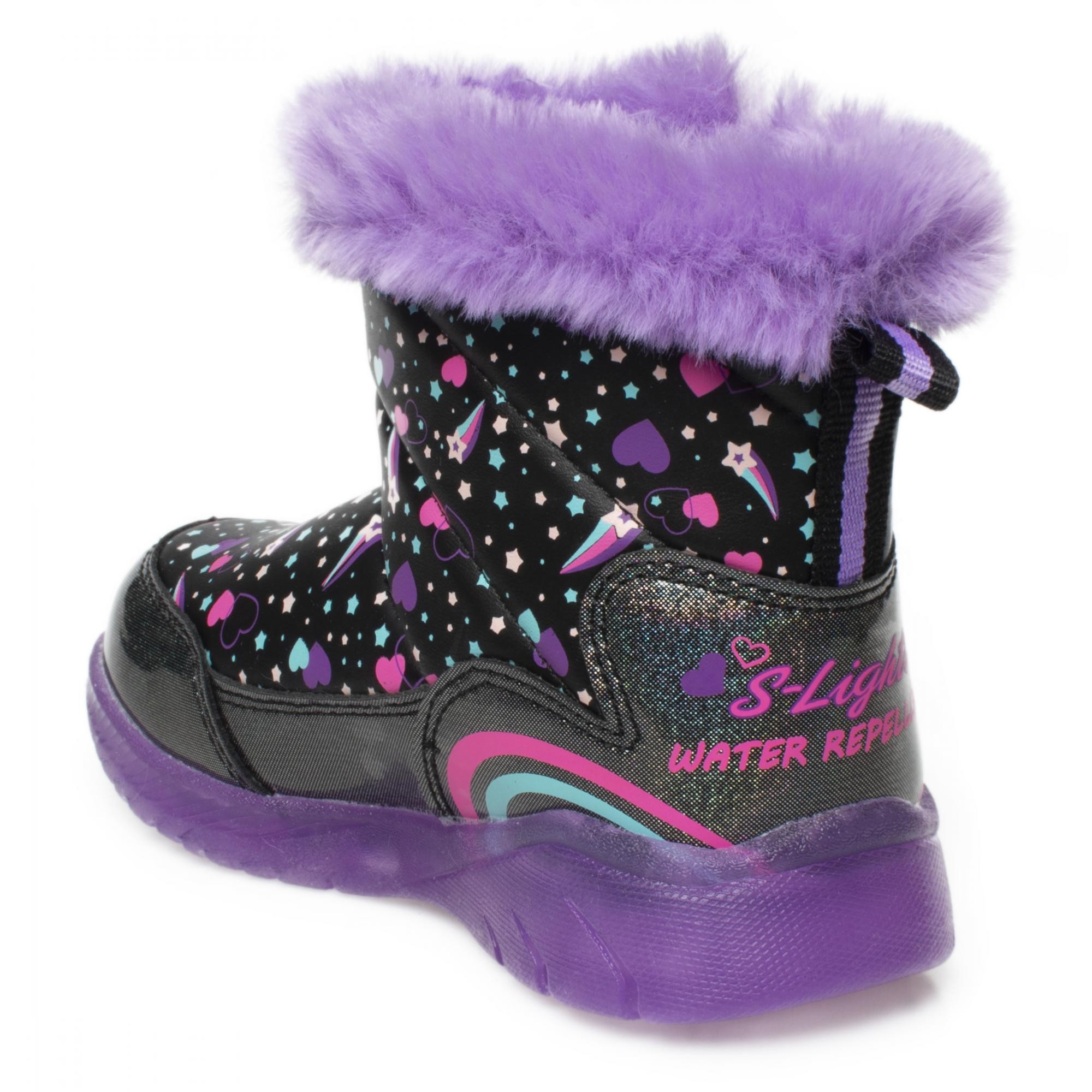 Skechers 302656N Water Repellent İllumi Kız Çocuk Bot