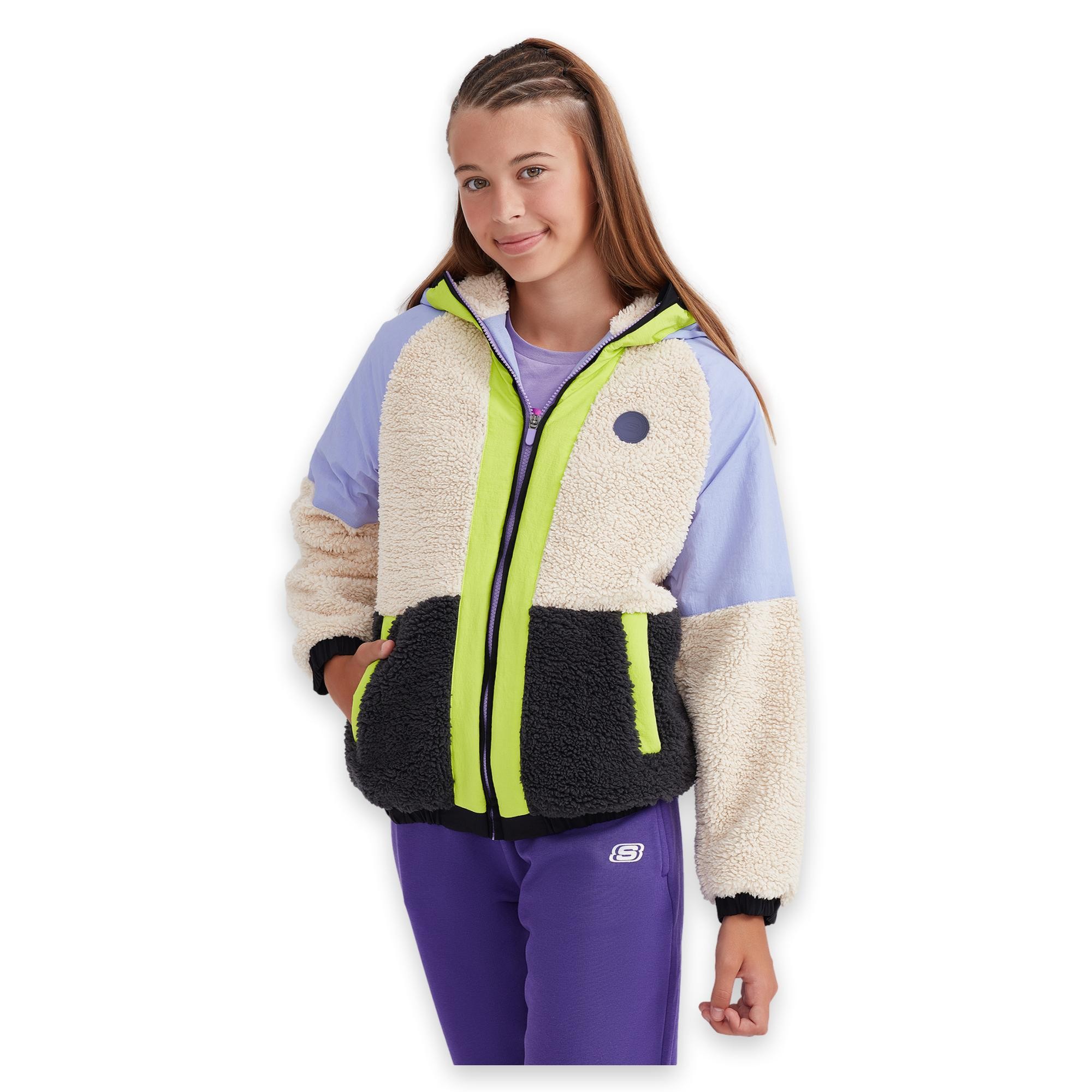 Skechers Sk232176 G Out Fleece Full Zip SherpaKız Çocuk Mont