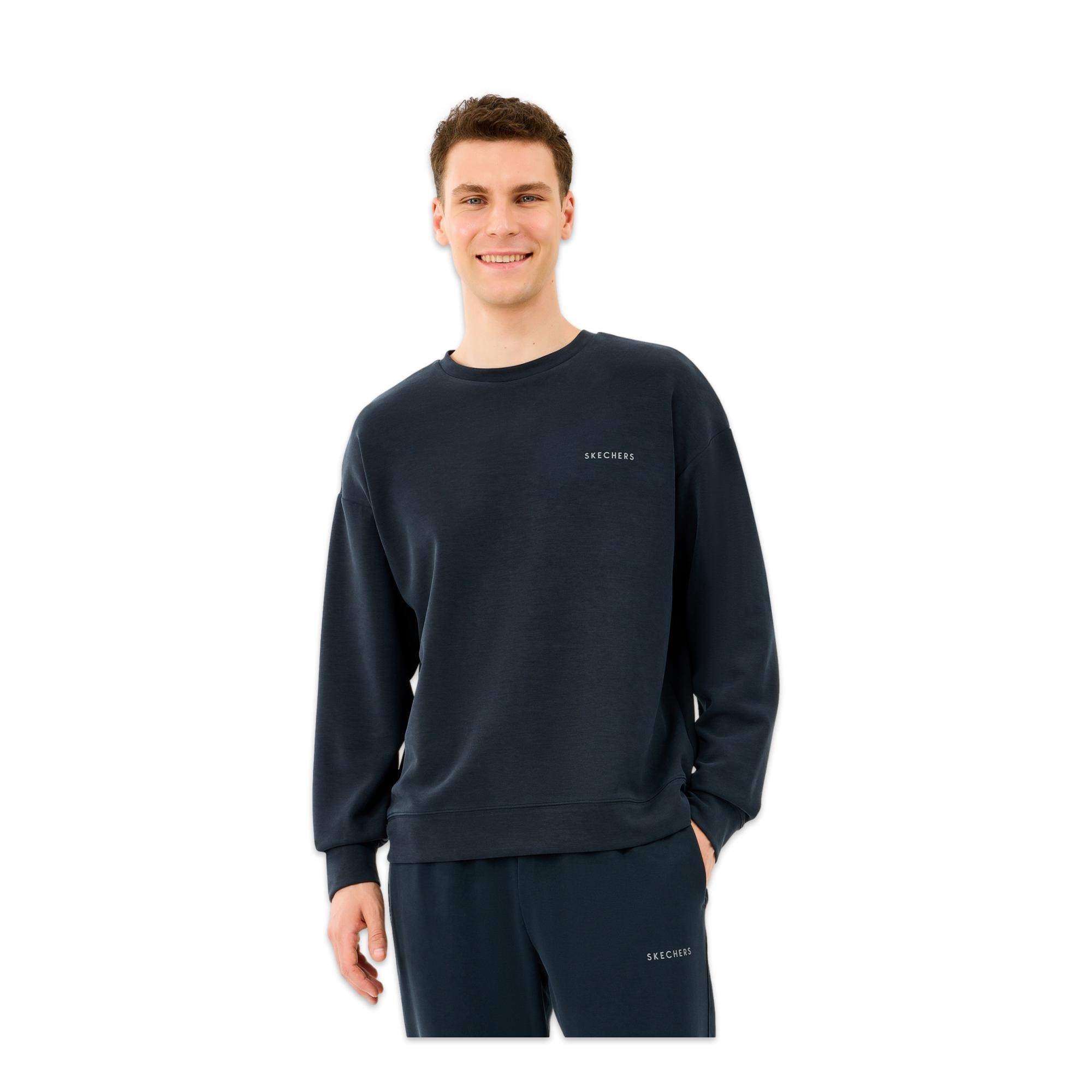Skechers S2510041 M Loose Crewneck Sweat Erkek Sweatshirt
