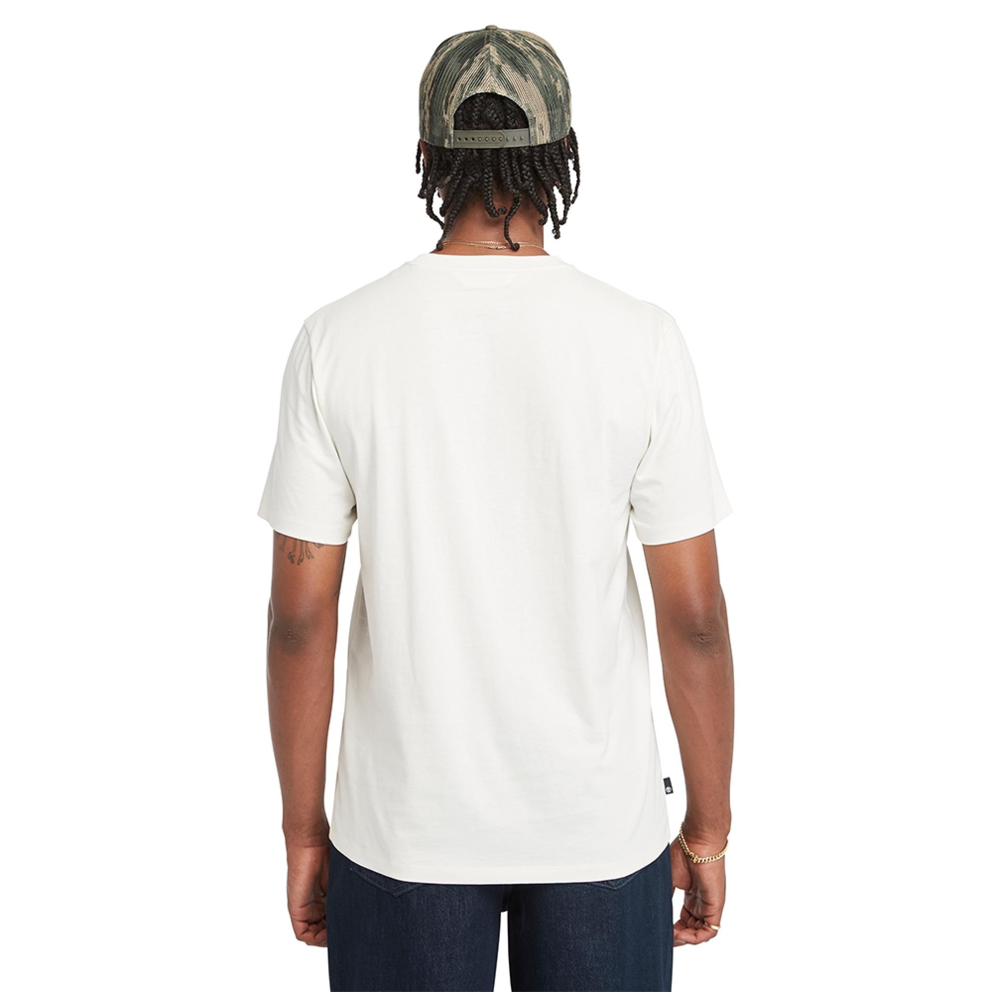 Timberland Tb0A5Unf Camo Linear Logo Tee Erkek T-Shirt