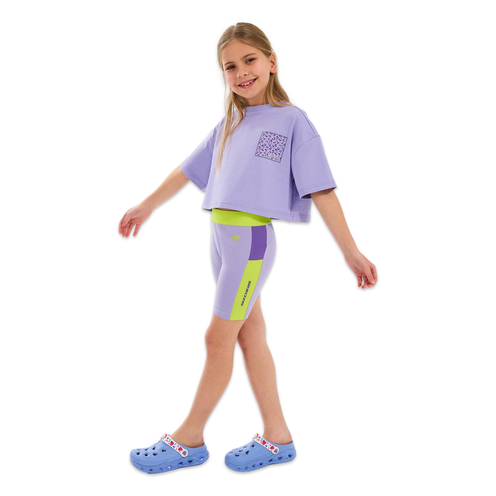Skechers Sk2510017 G Graphıc Tee Crop Çocuk T-Shirt