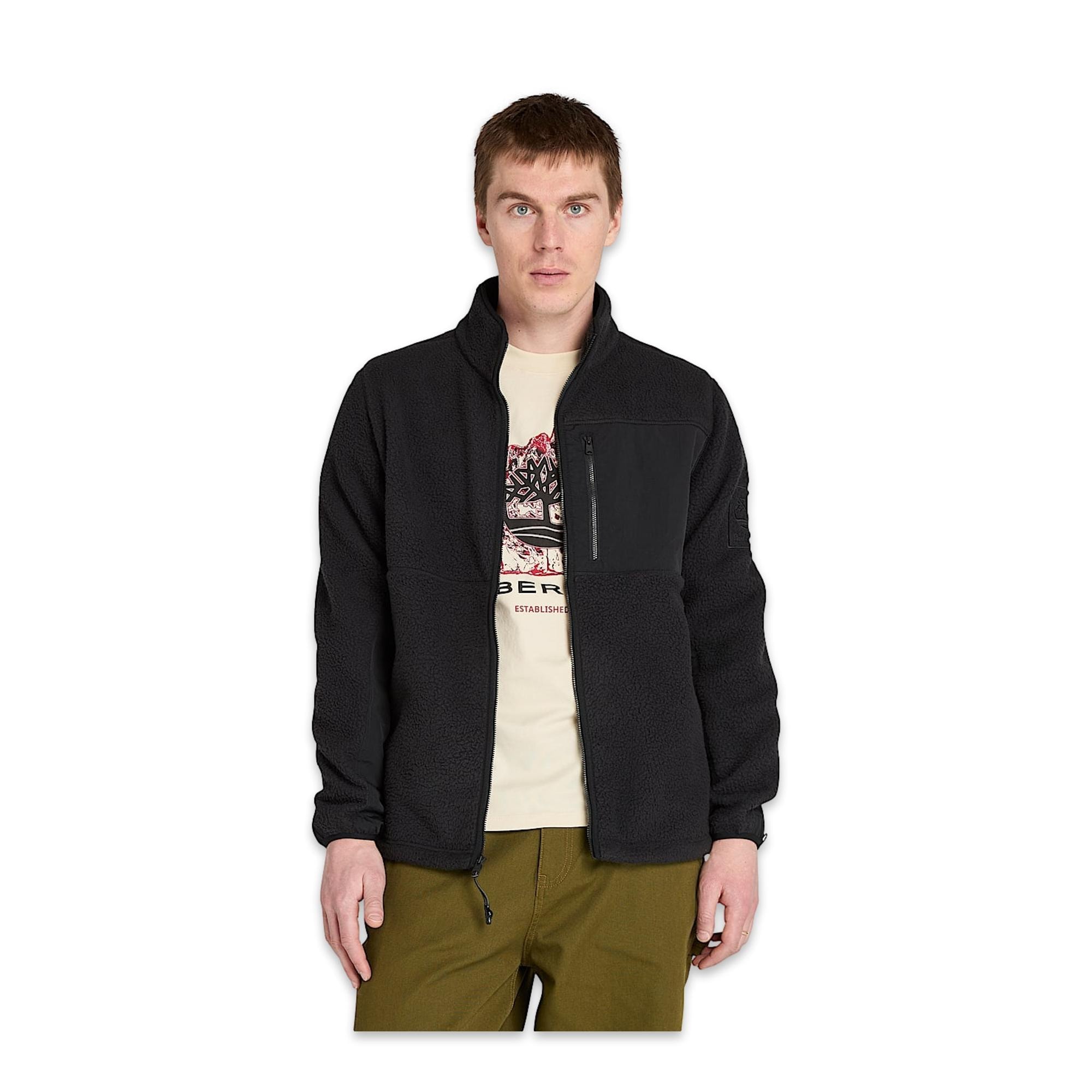 Timberland Tb0A6Hkf High Pile Fleece Jacket Erkek Mont