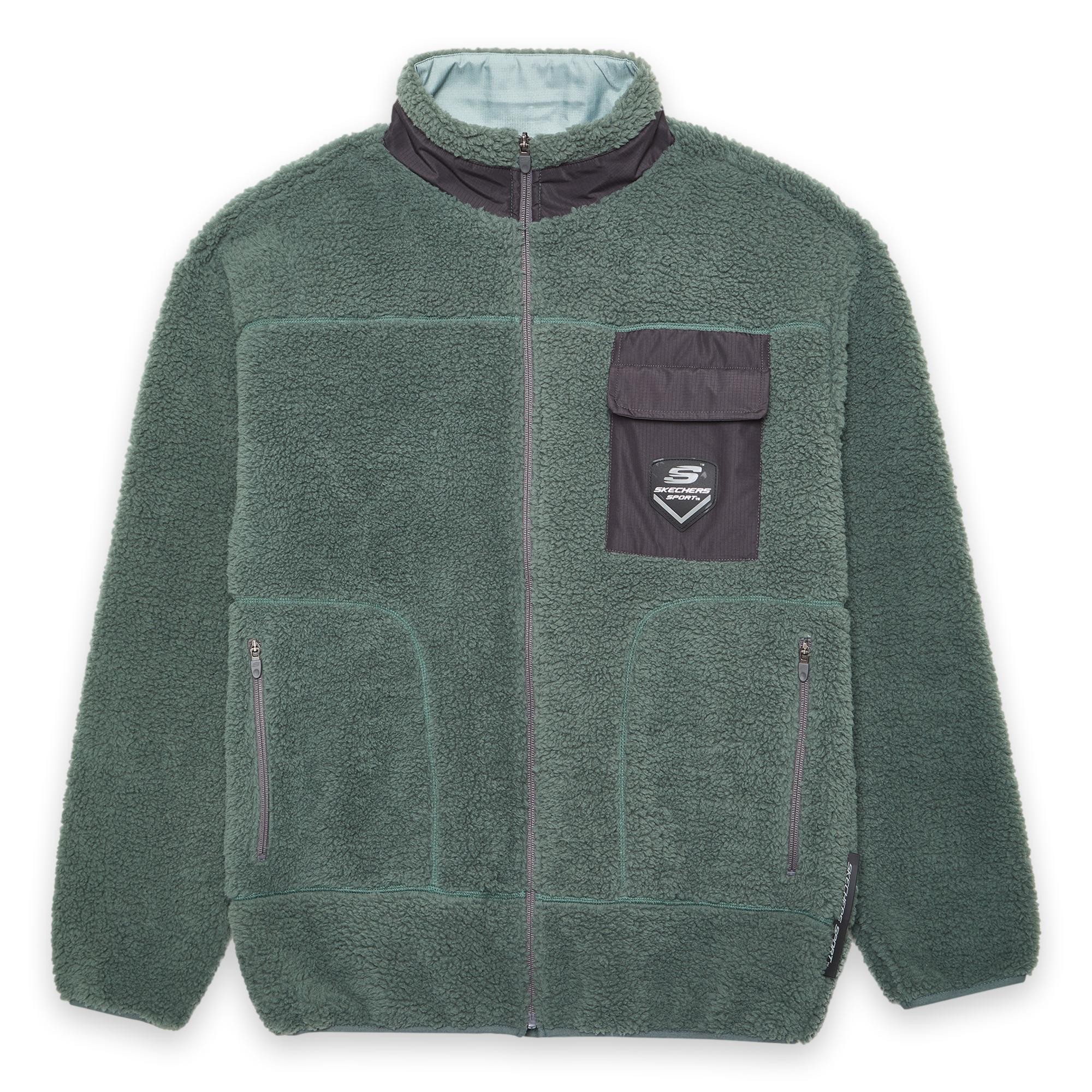 Skechers S242184 M Out Fleece Full Zip Sherpa Erkek Ceket