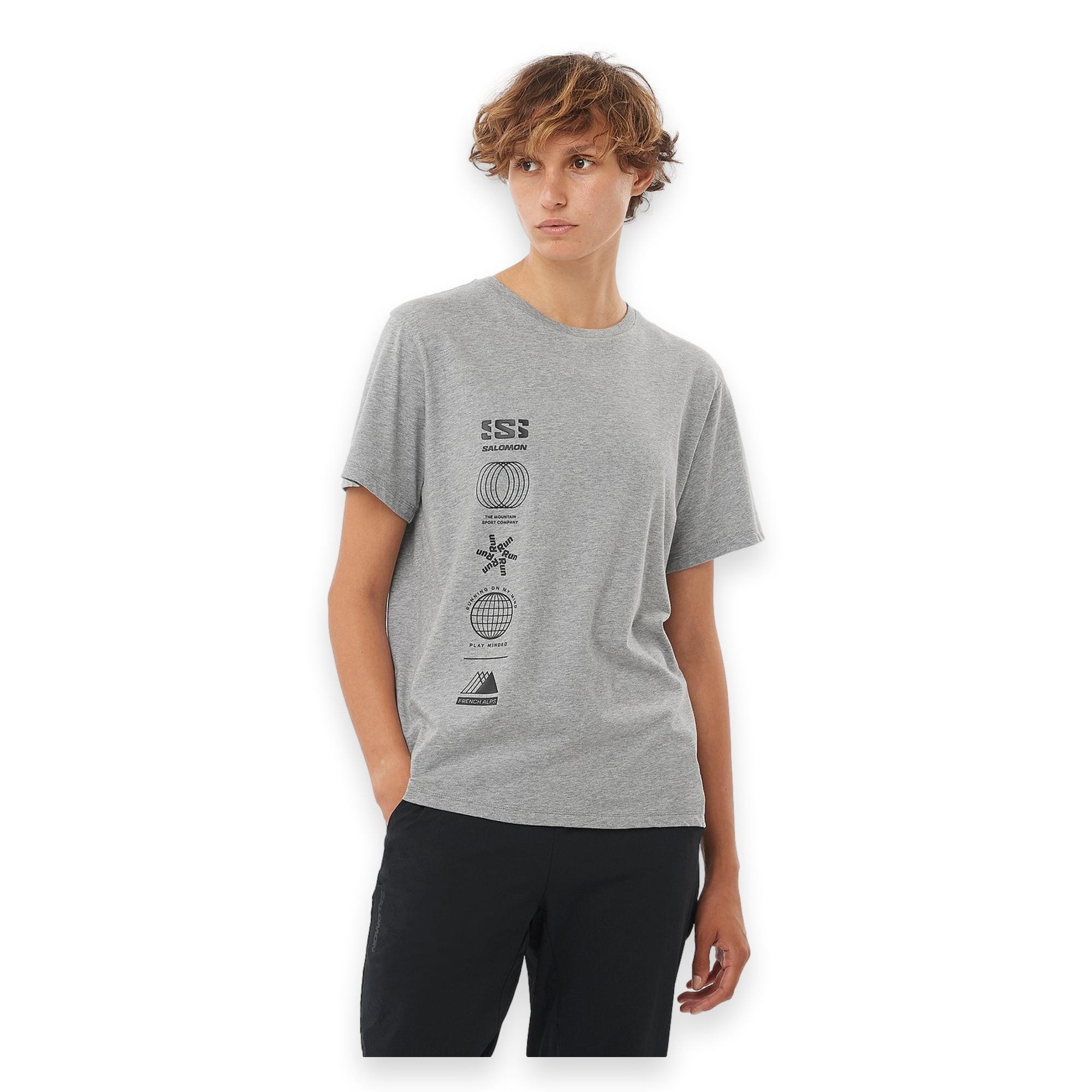 Salomon Lc2232900 Logo Combo Ss Tee W Kadın T-Shirt