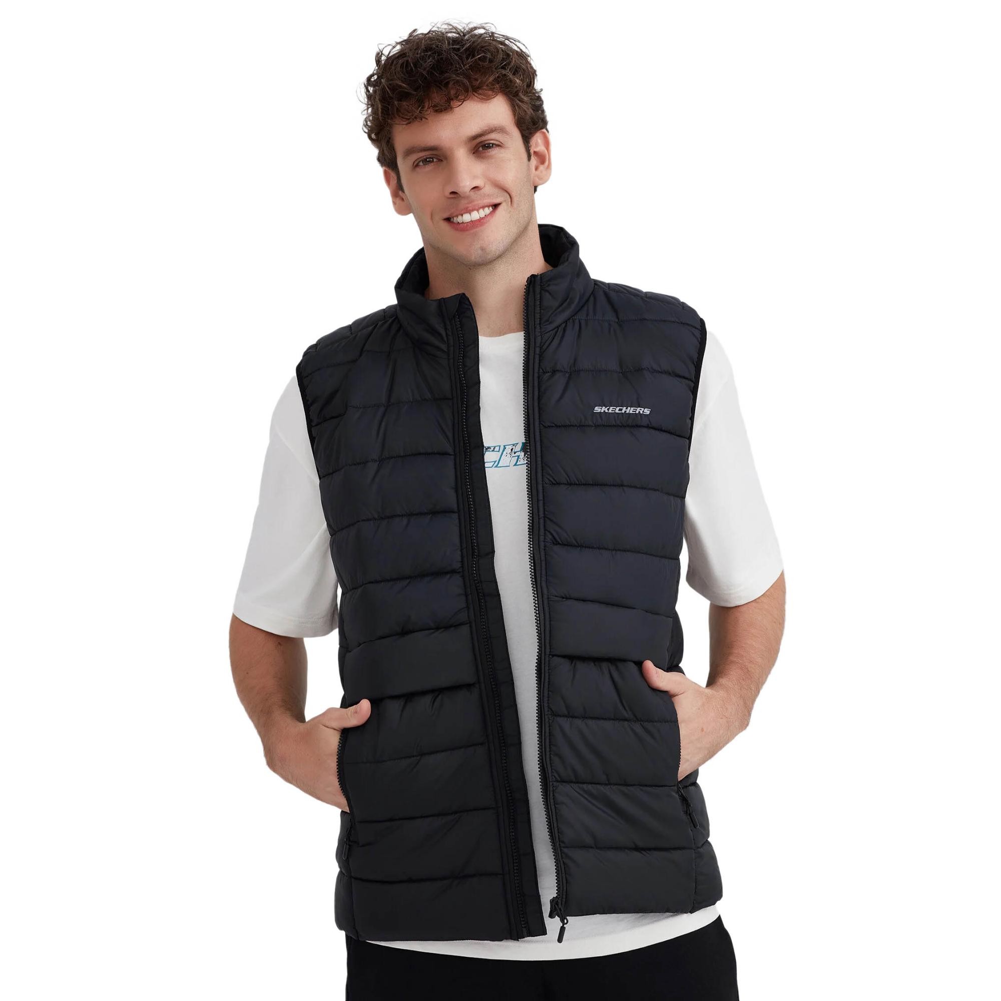 Skechers S231241 M Outerwear Padded Vest Erkek Yelek