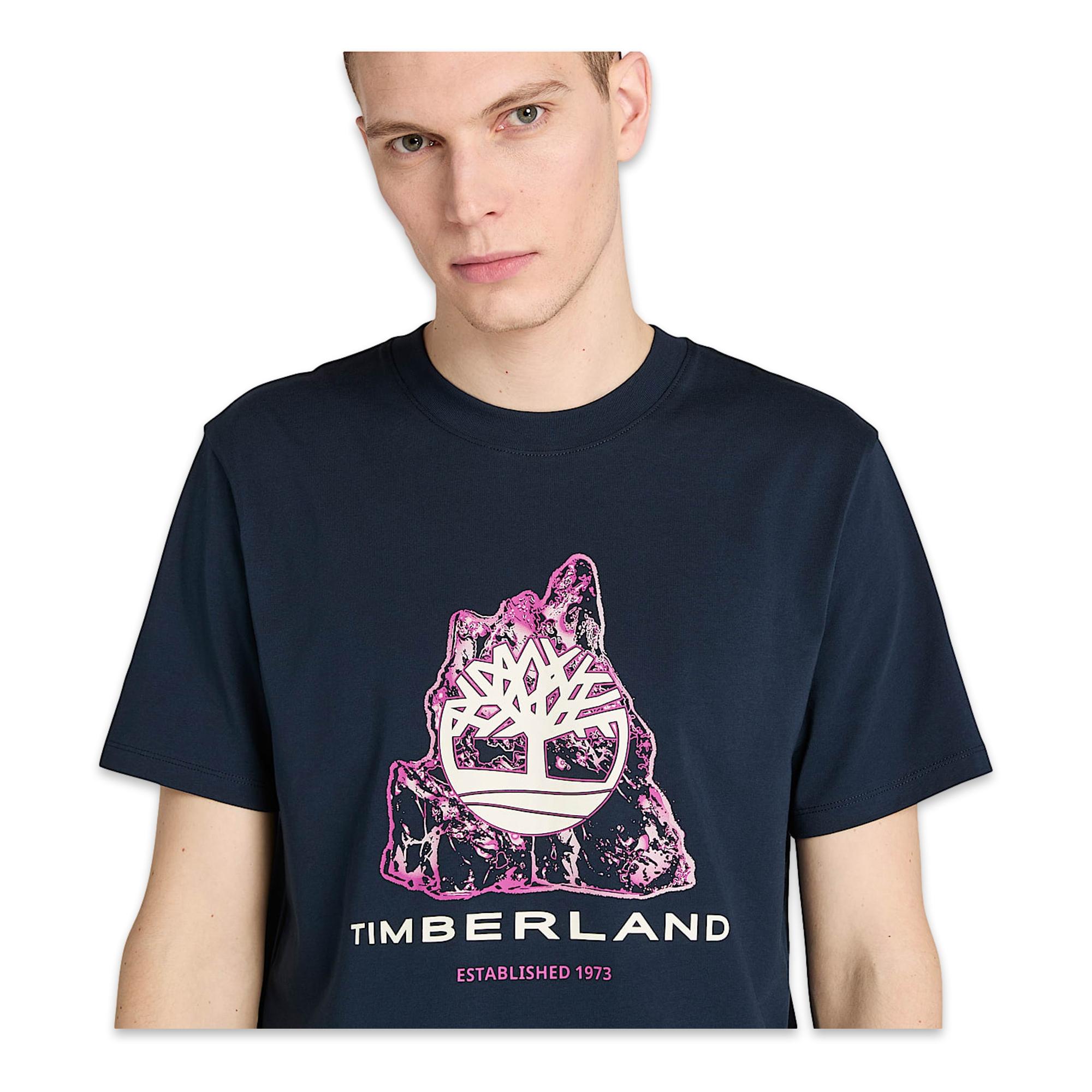 Timberland Tb0A5Mka Front Seasonal Tree Logo Graphic Tee Erkek T-Shirt